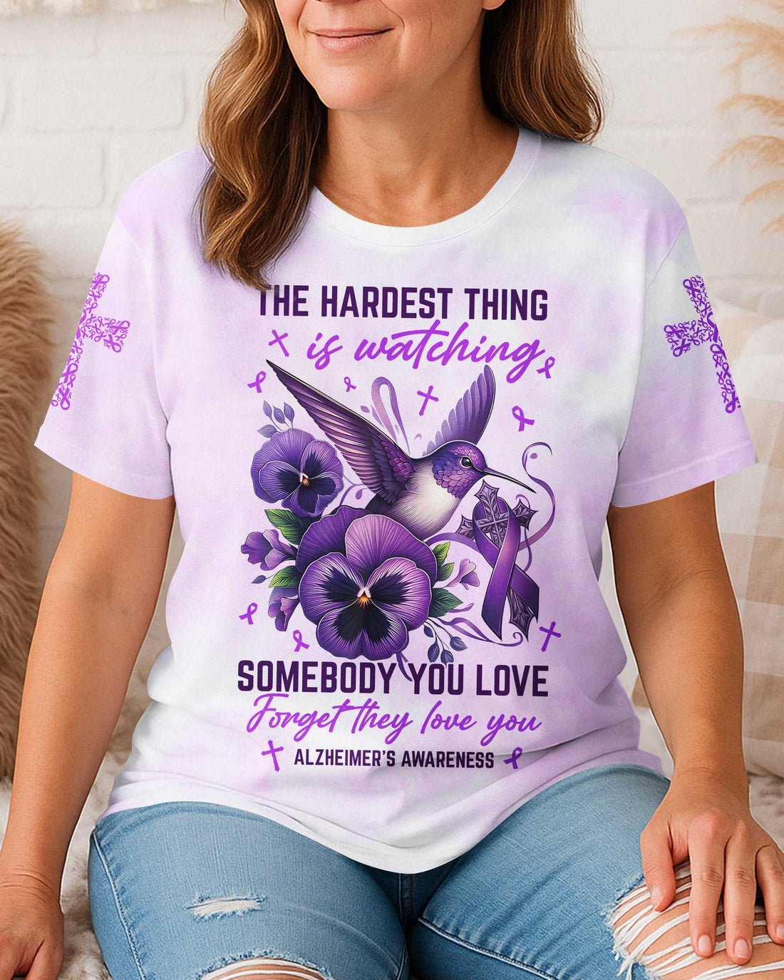 The Hardest Thing Is Watching Somebody You Love T-Shirt