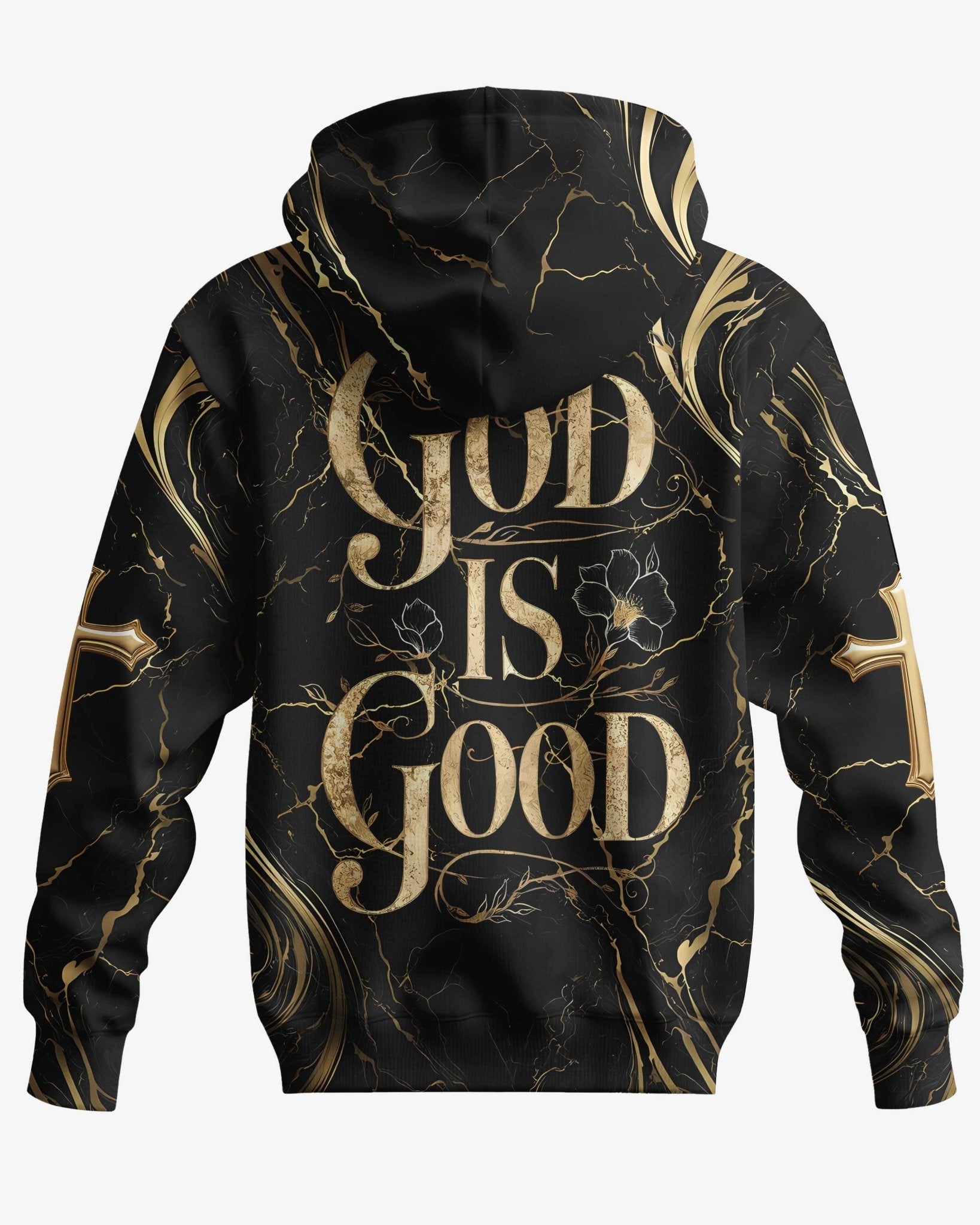 God Is Good All Over Print Zip Hoodie