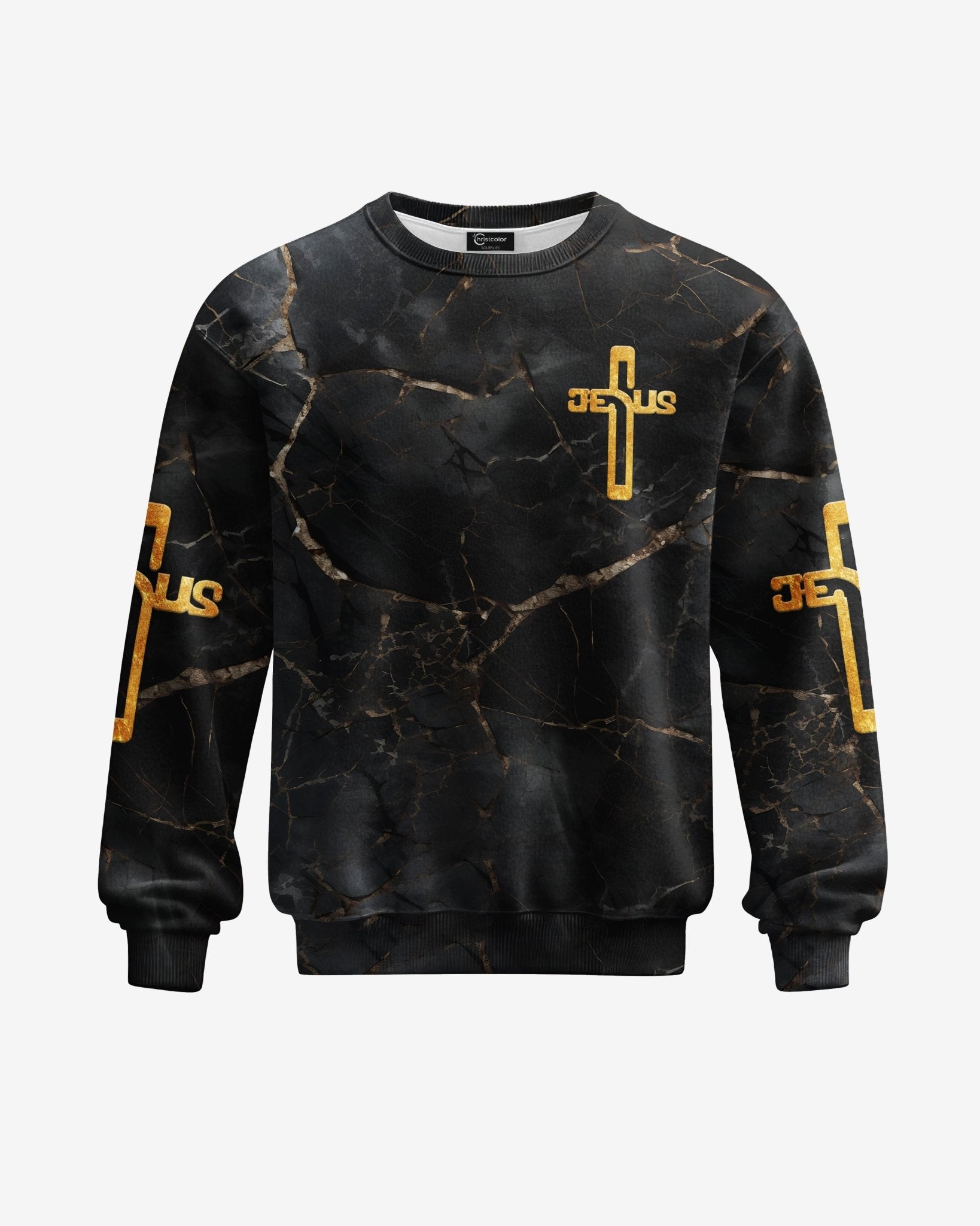 Death Could Not Hold Him All Over Print Sweater