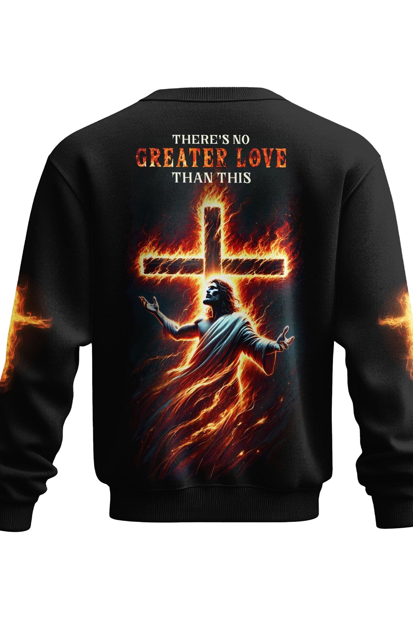 There's No Greater Love Than This All Over Print Sweater