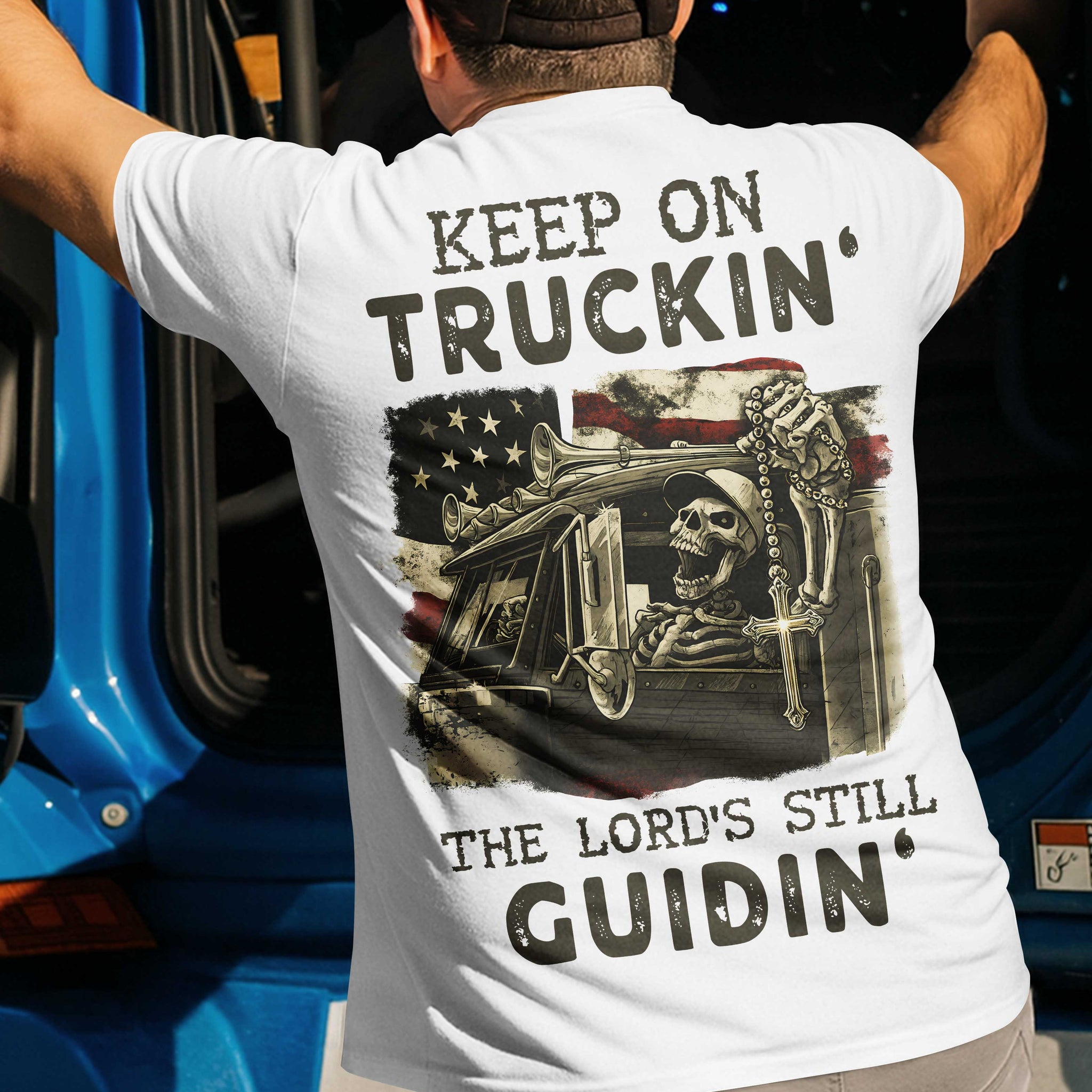 Keep On Truckin' All Over Print T-Shirt