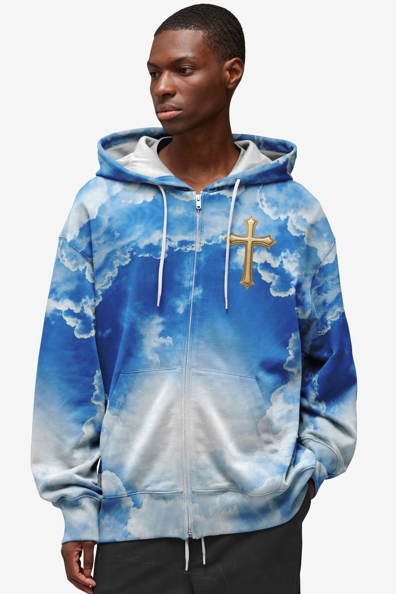 I Am The Way The Truth The Life All Over Print Zip Hoodie