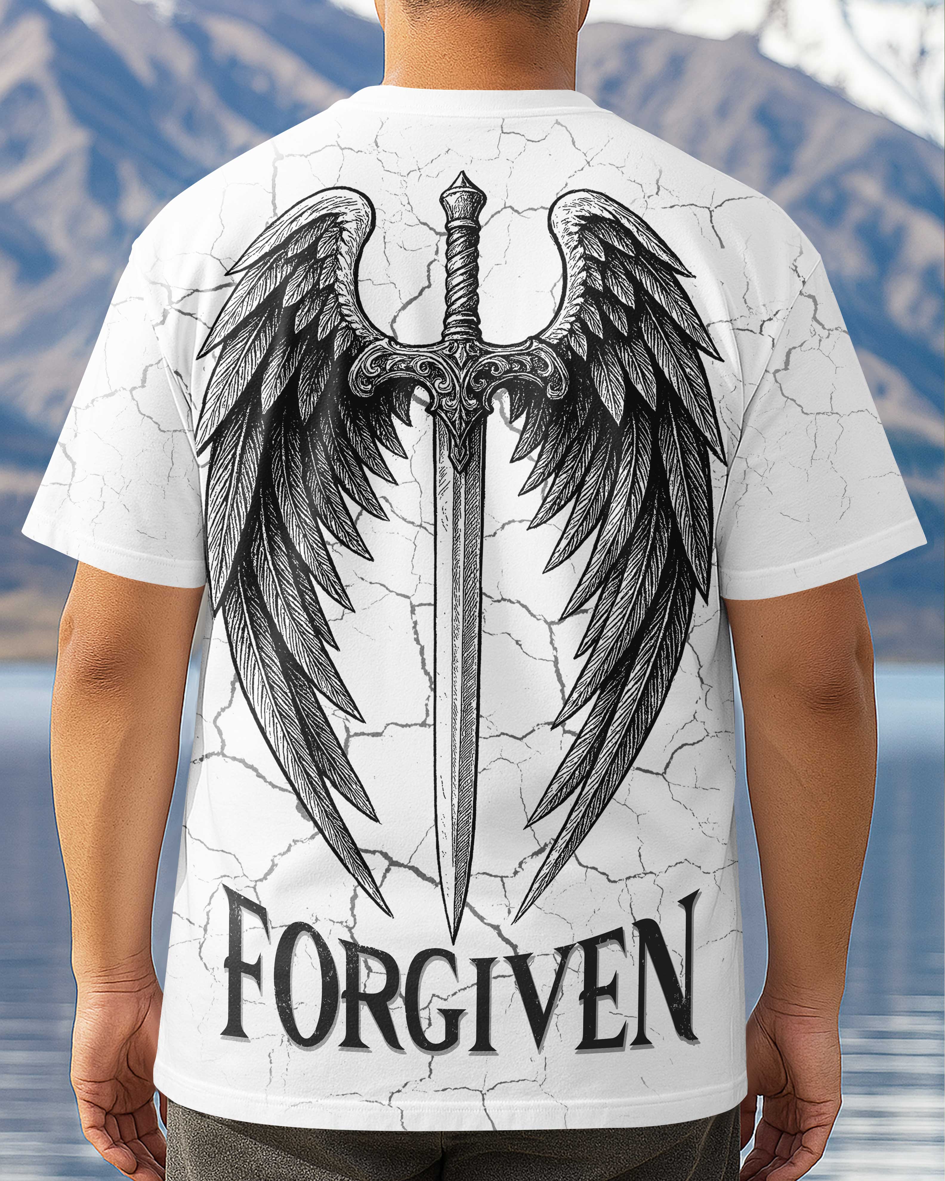 Forgiven All Over Print T-Shirt