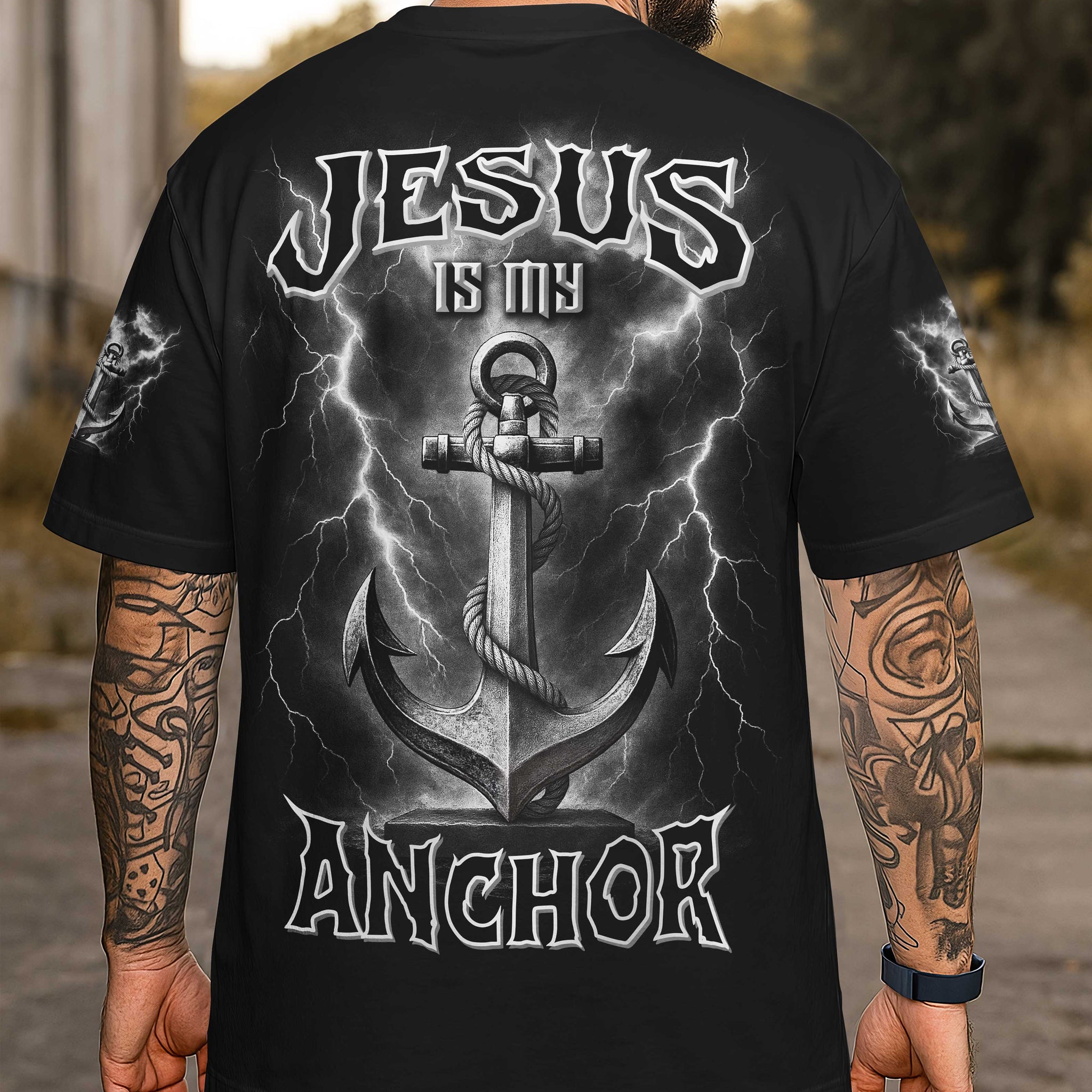 Jesus Is My Anchor All Over Print T-Shirt
