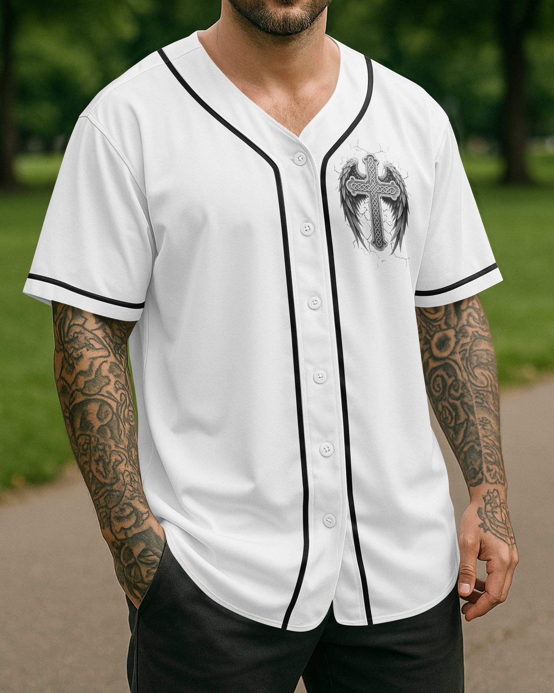 I Don't Know How My Story Ends But It Will Never Say I Gave Up All Over Print Jersey