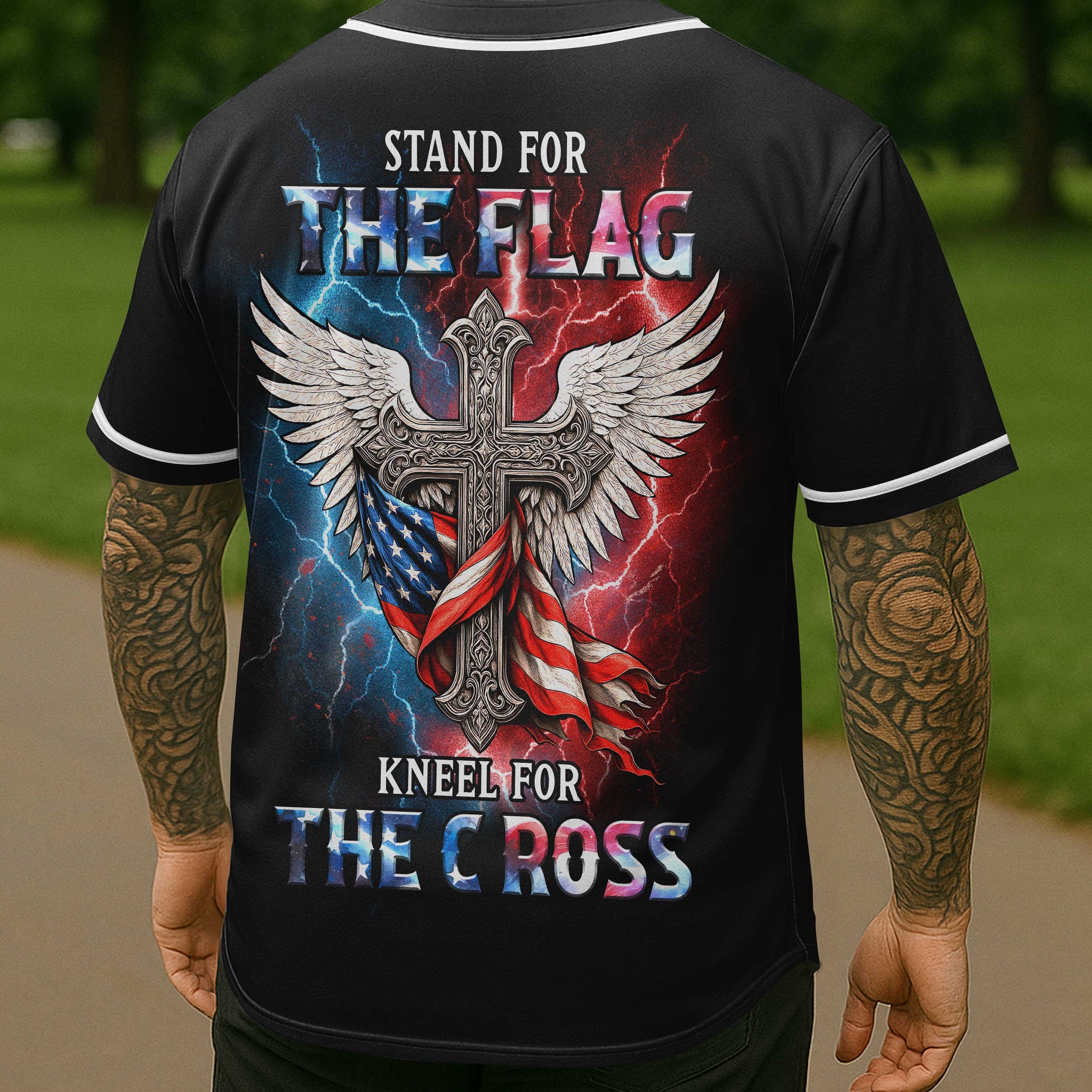 Stand For The Flag All Over Print Jersey
