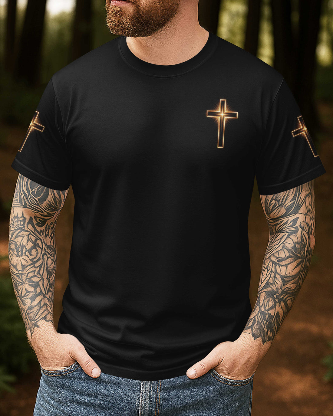 God Is Bigger Than All Over Print T-Shirt