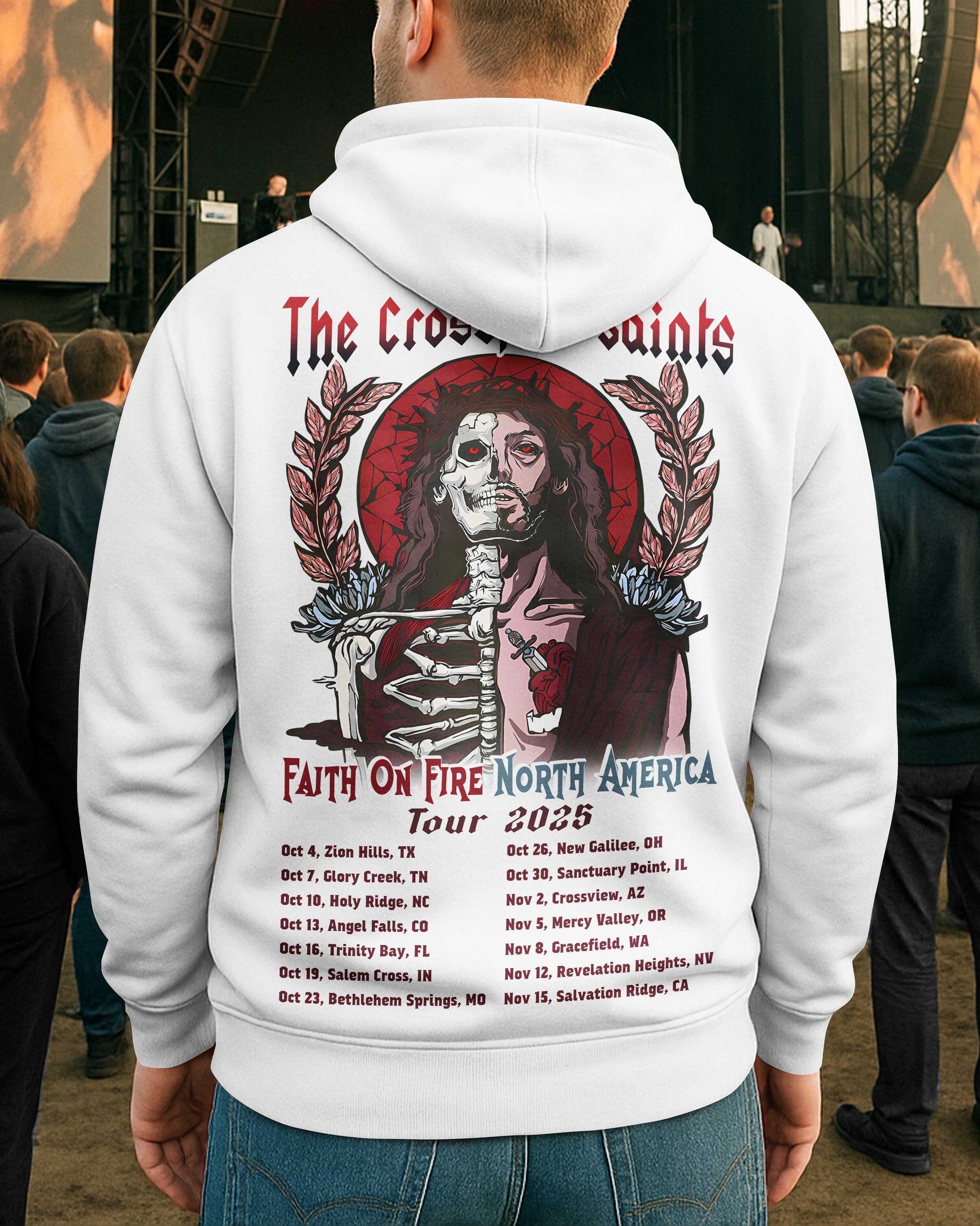 Faith On Fire North America Tour Shirt