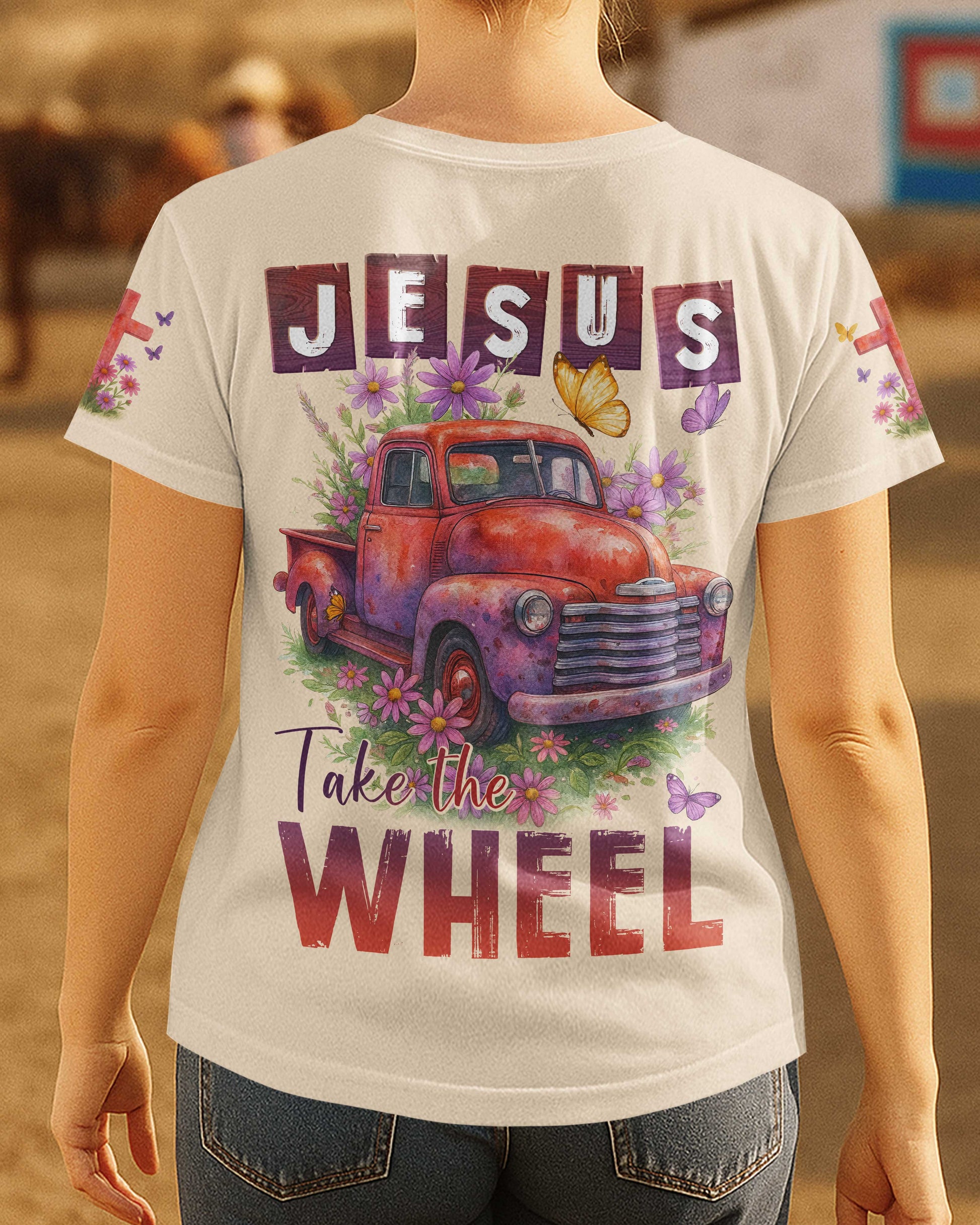 Jesus Take The Wheel T-Shirt
