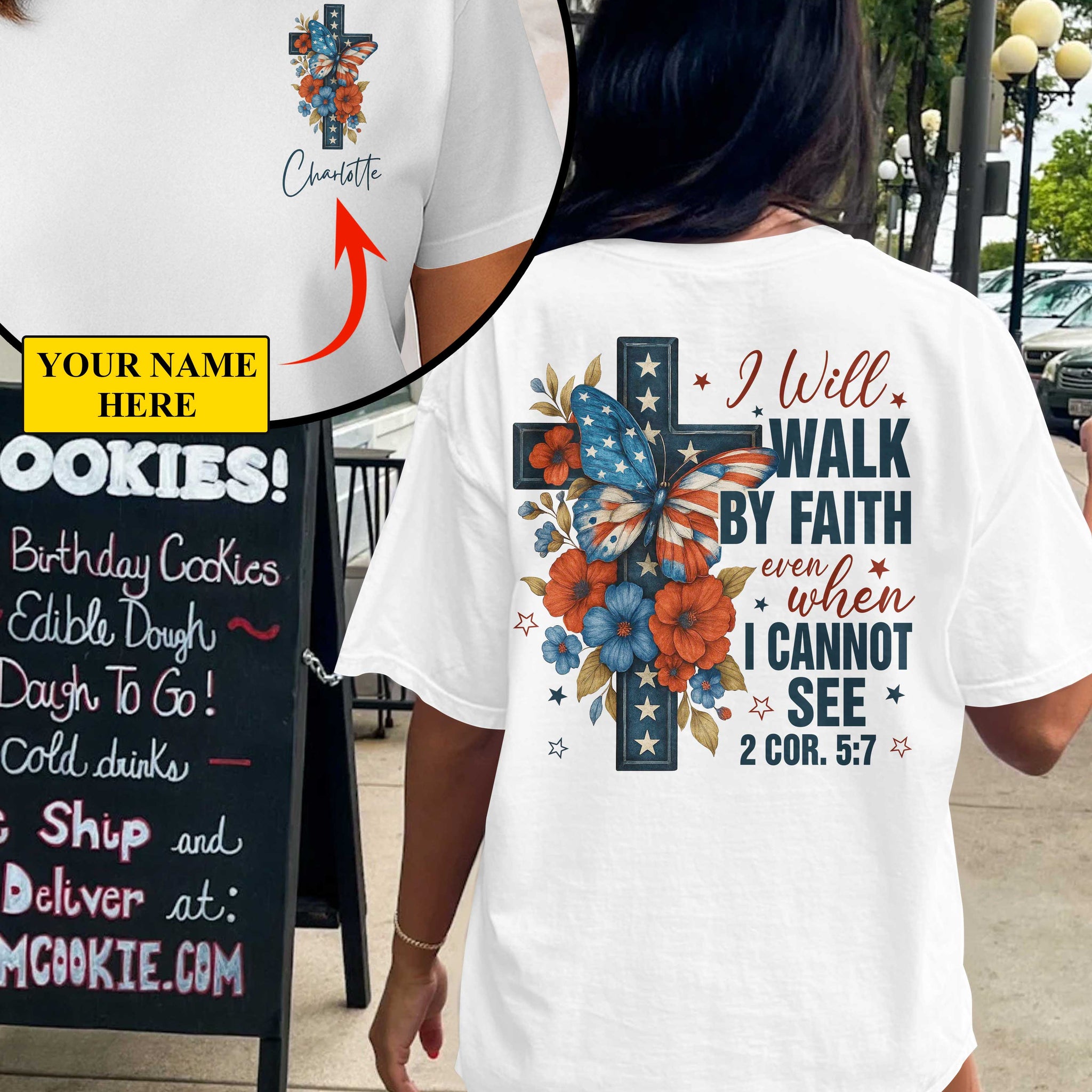 I Will Walk By Faith T-Shirt