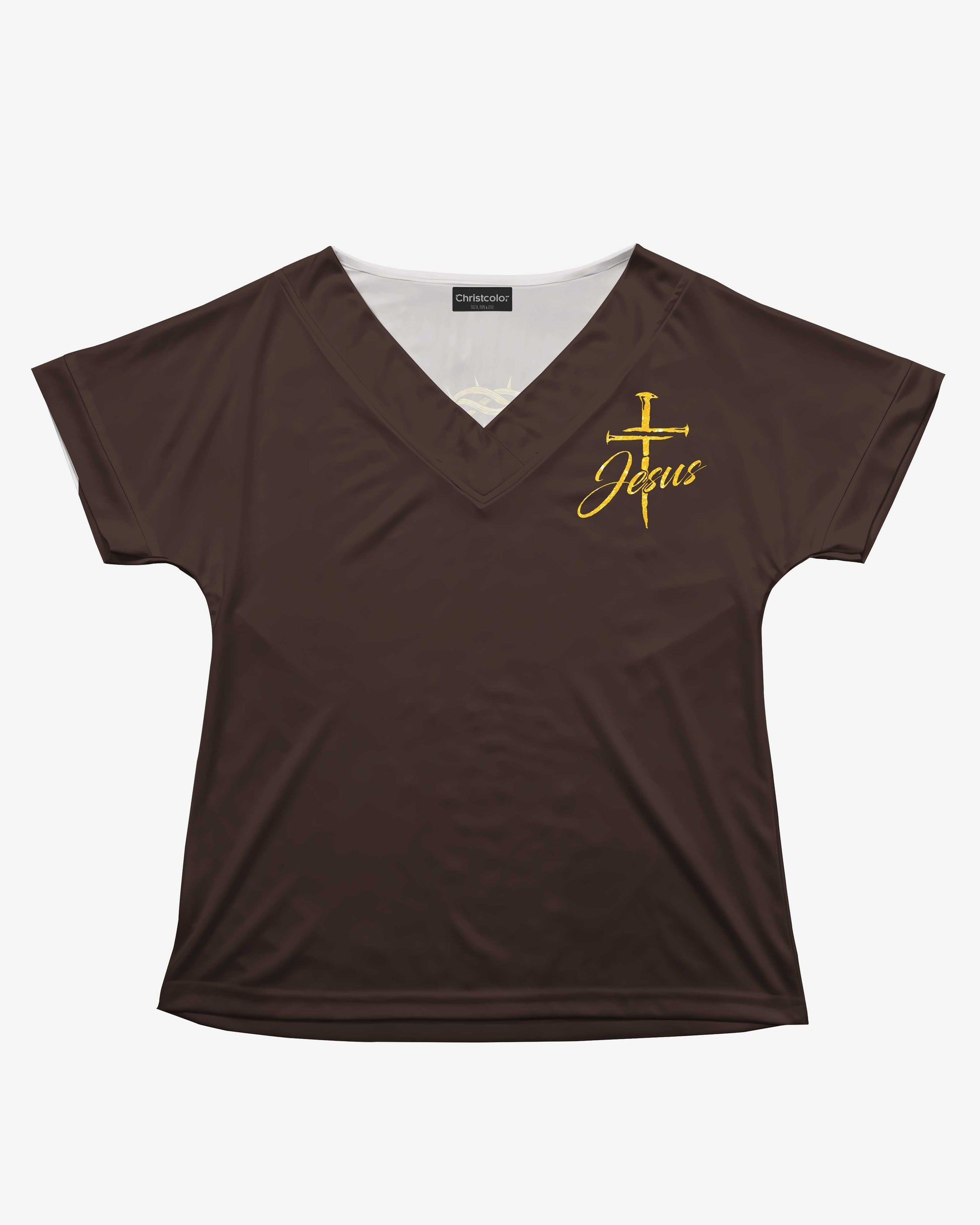 I May Not Be Be Perfect But Jesus Thinks I'm To Die For All Over Print V-neck Dolman Sleeves Shirt
