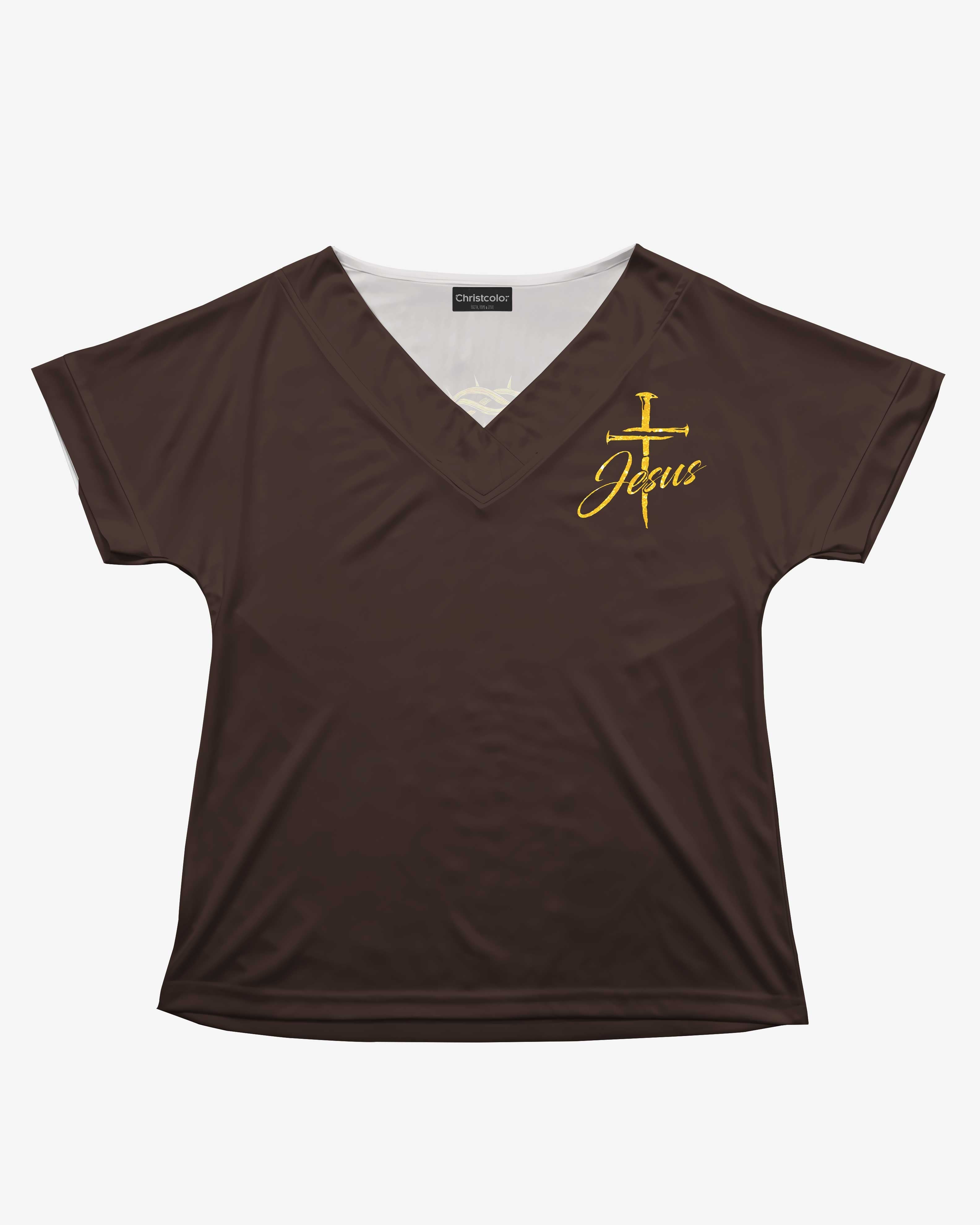 I May Not Be Be Perfect But Jesus Thinks I'm To Die For All Over Print V-neck Dolman Sleeves Shirt