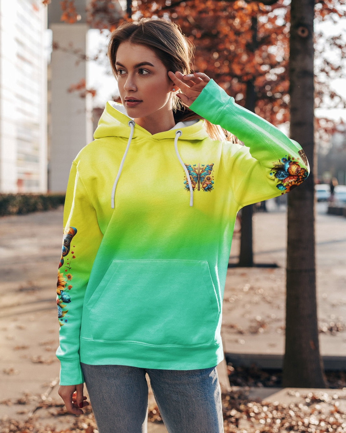 Faith Hope Love All Over Print Hoodie