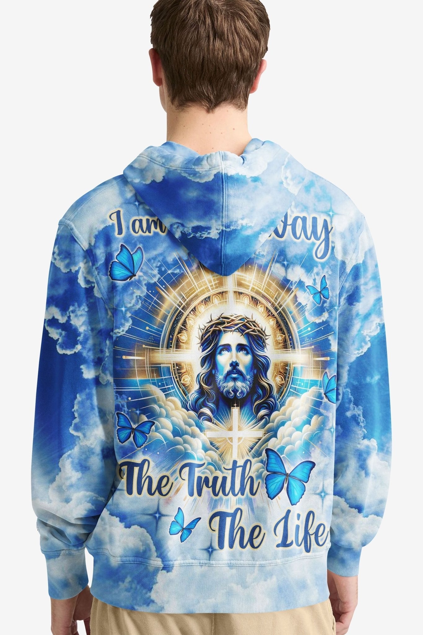 I Am The Way The Truth The Life All Over Print Hoodie