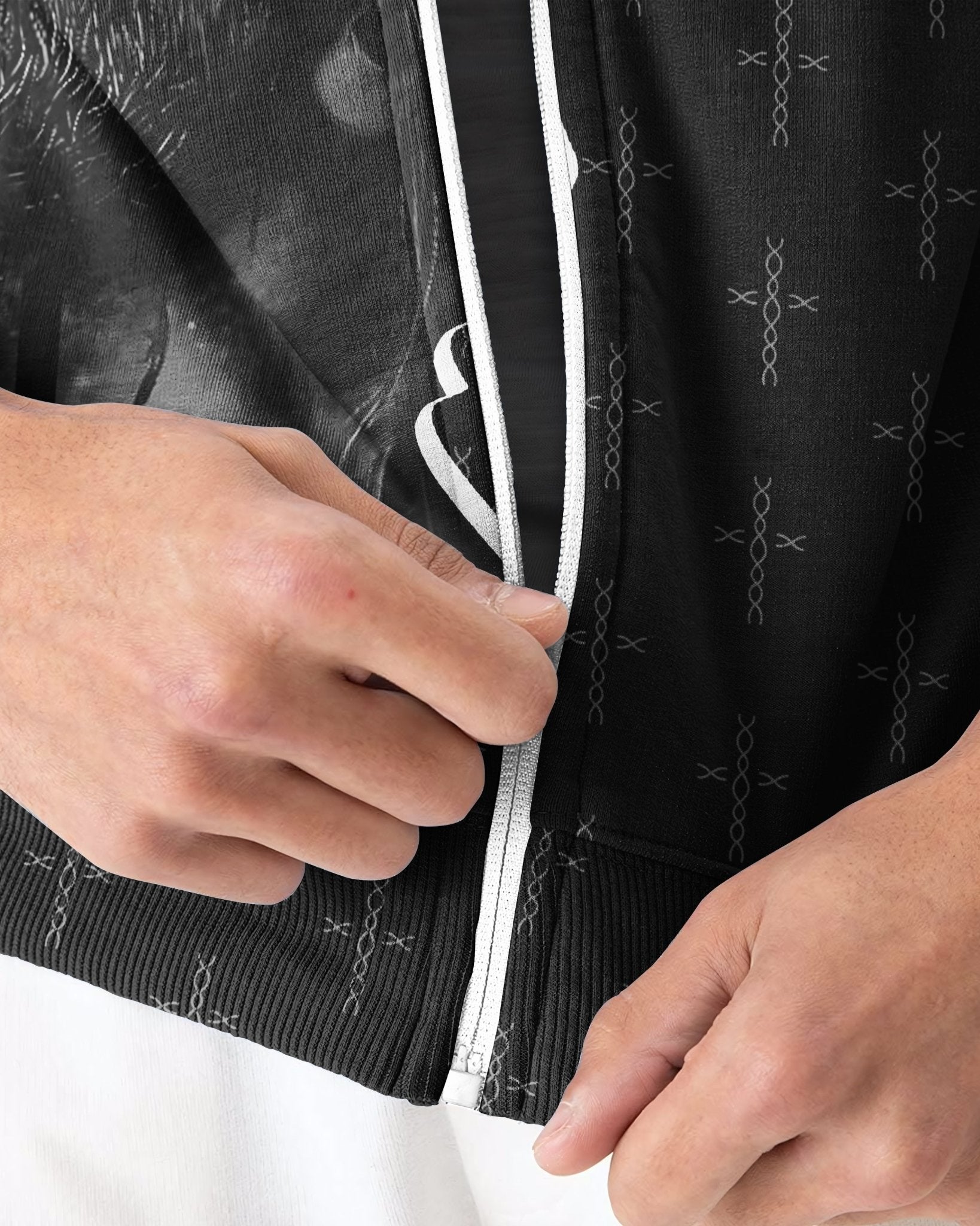 Love Has Conquered The Grave All Over Print Zip Hoodie