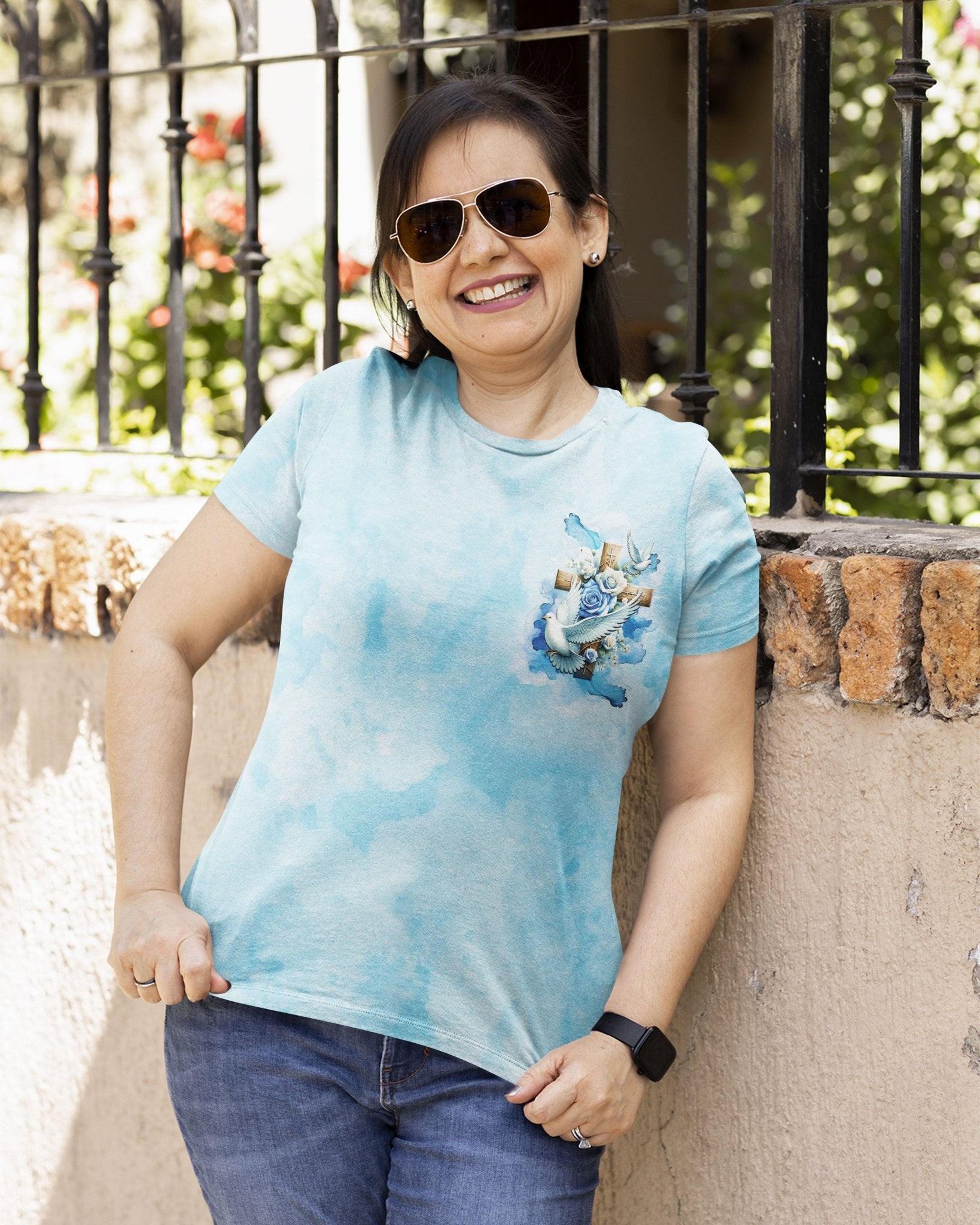 Lord Stood With Me And Gave Me Strength All Over Print T-shirt