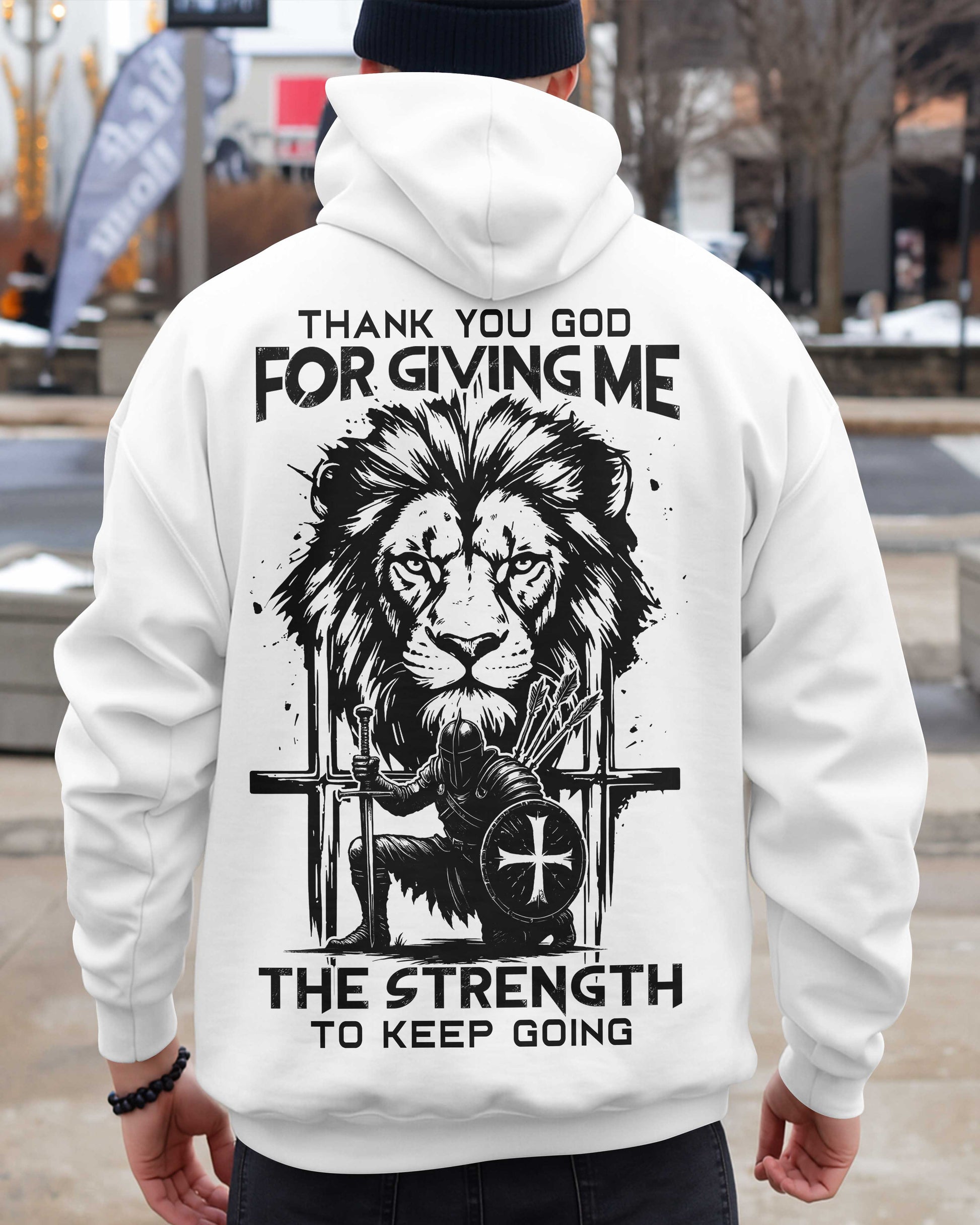 Thank You God For Giving Me The Strength To Keep Going Shirt