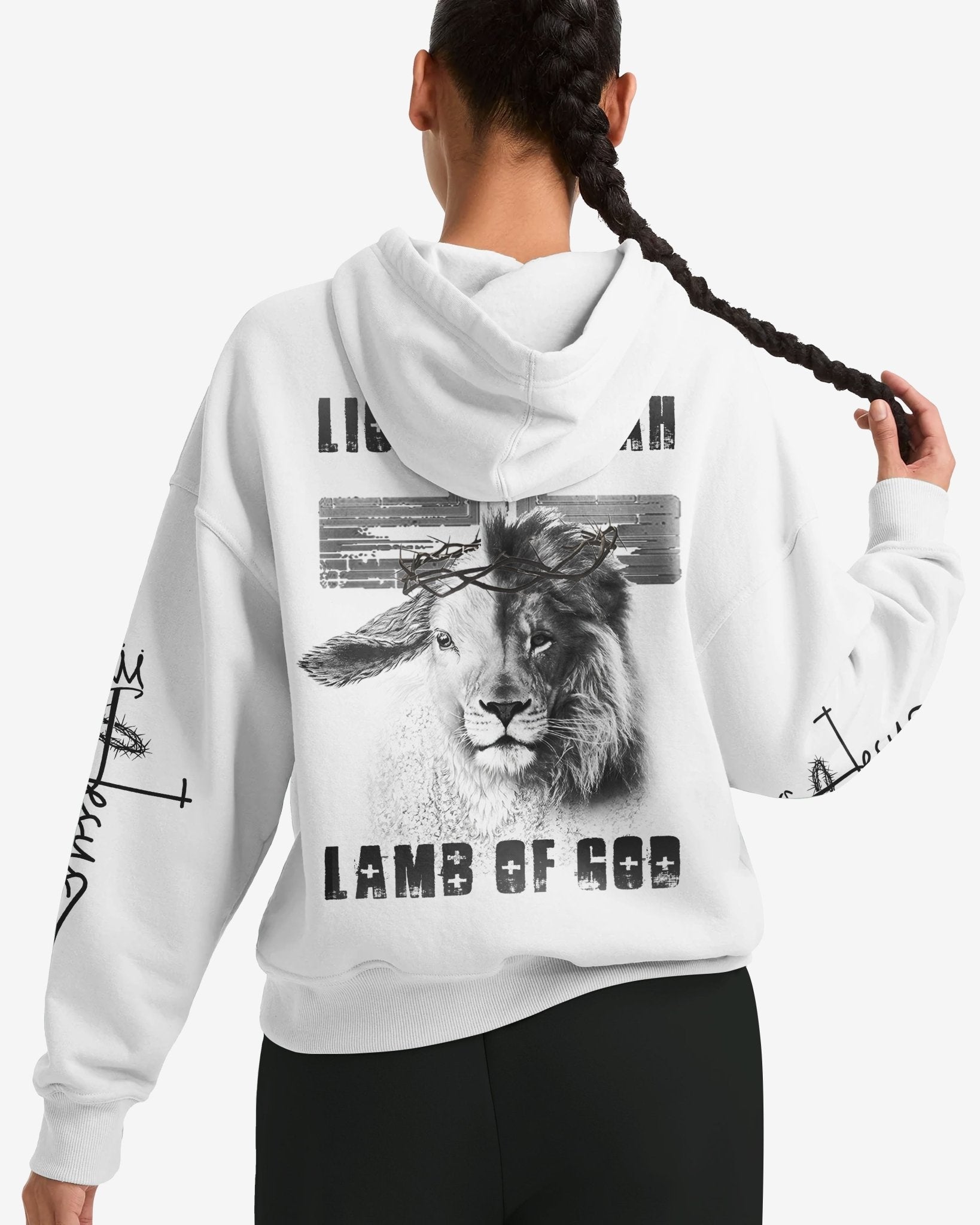 Lion Of Judah Lamb Of God All Over Print Hoodie