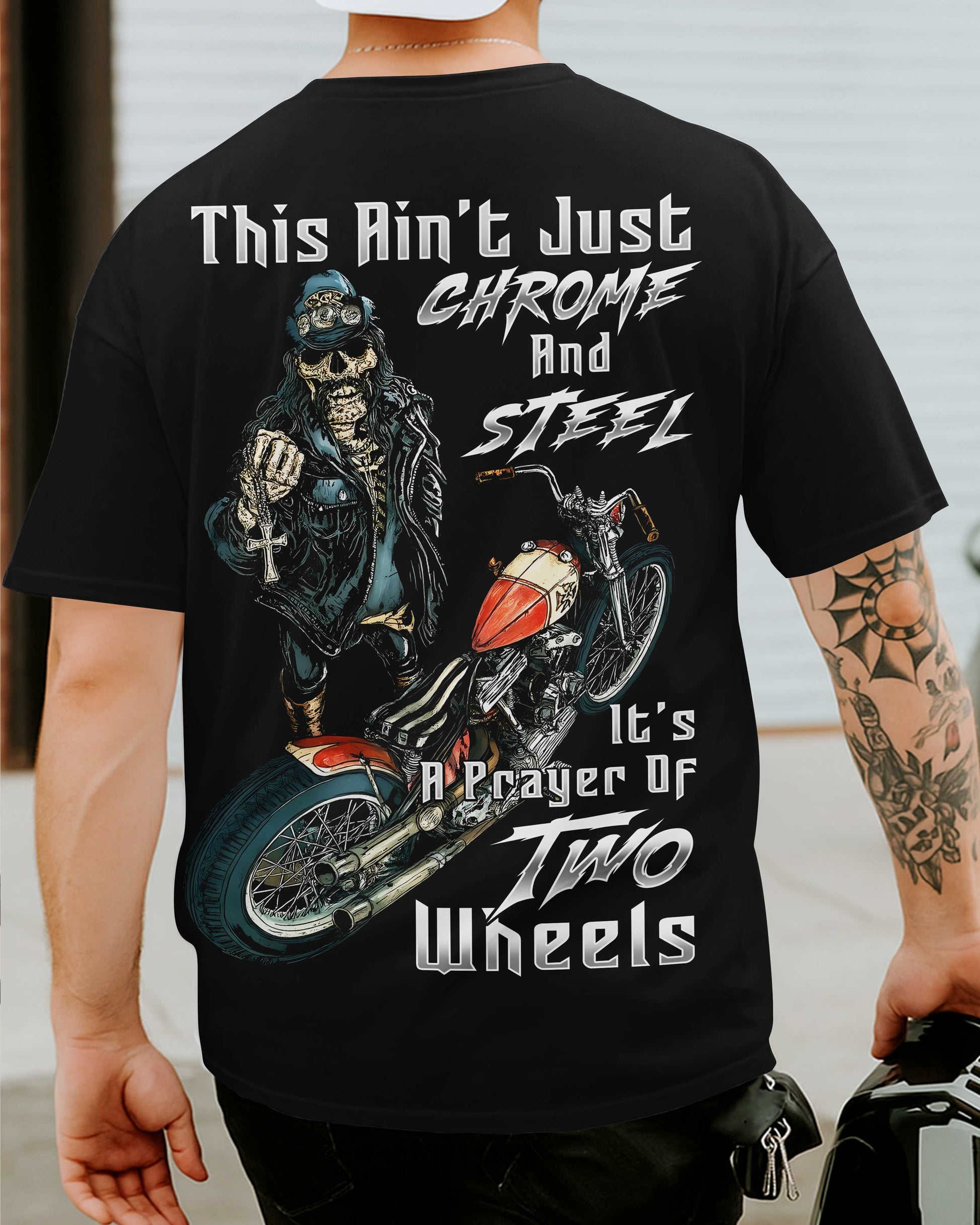 This Ain't Just Chrome And Steel All Over Print T-Shirt