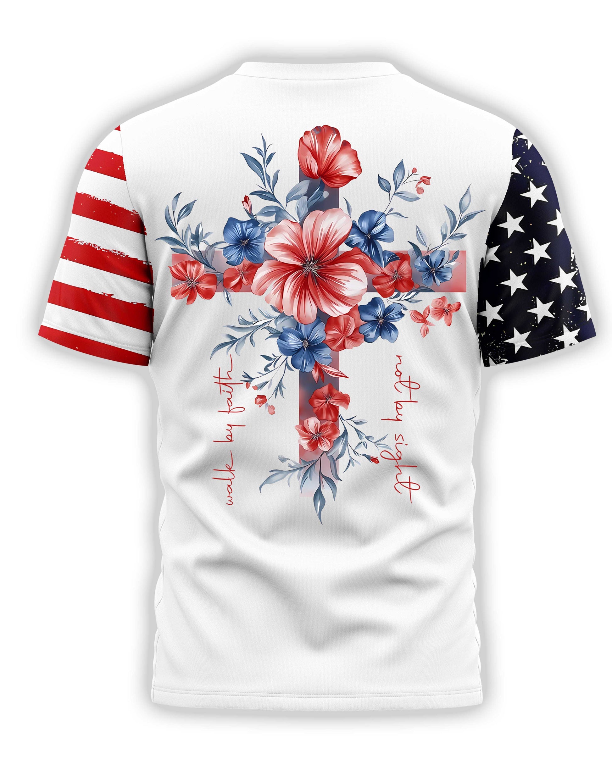 Walk By Faith Not By Sight All Over Print T-Shirt