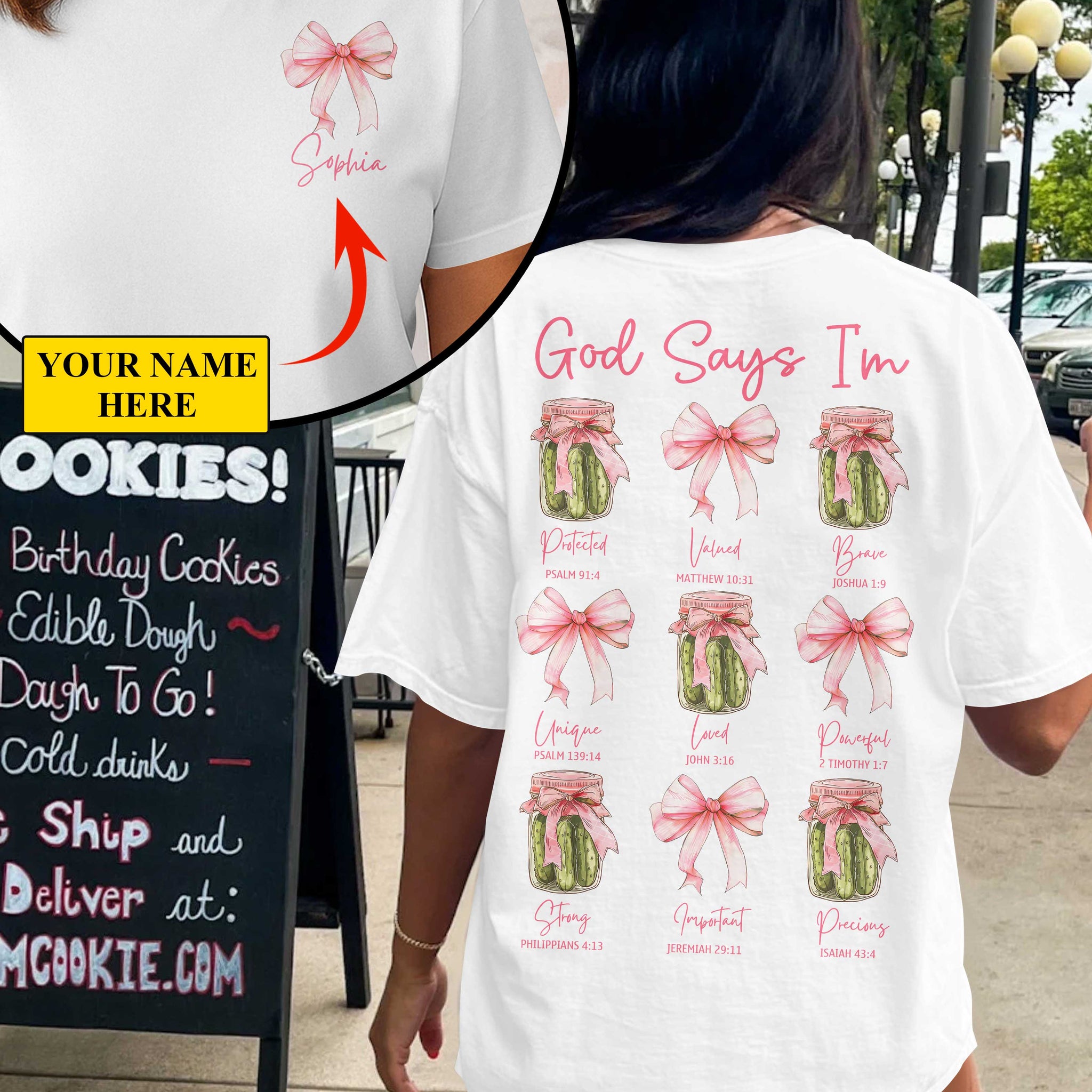 God Says I'm T-Shirt Gift For Her Personalized Gift For Women