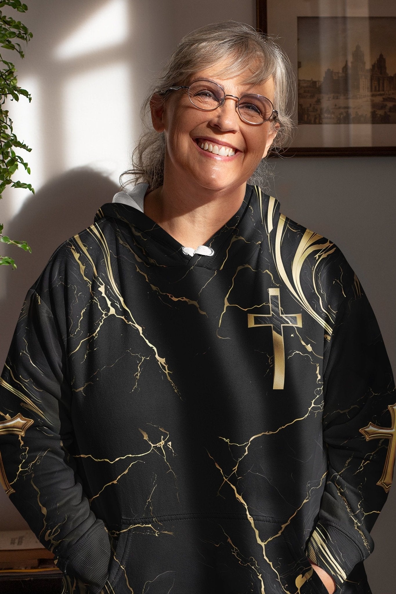 God Is Good All Over Print Hoodie