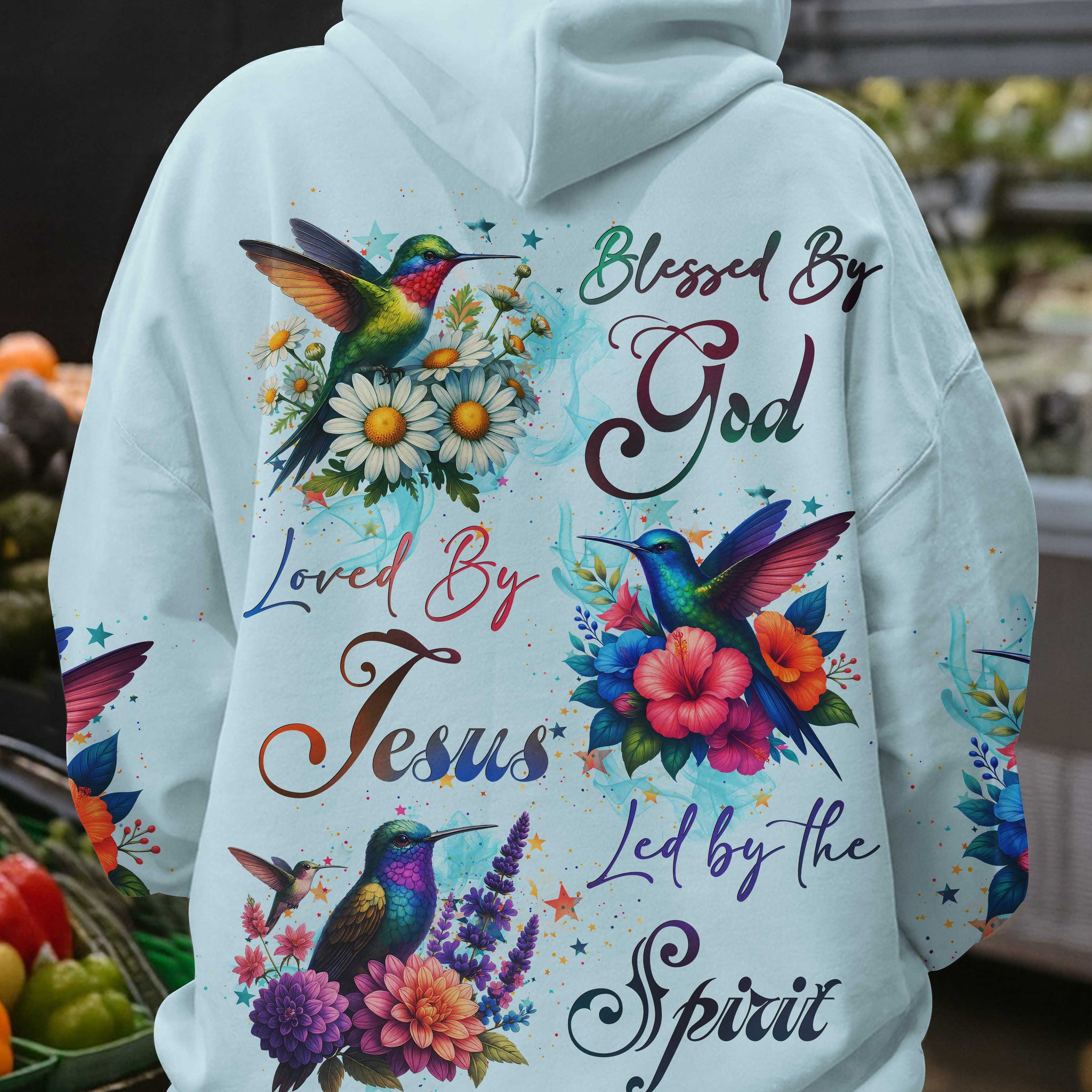 Blessed By God Loved By Jesus Led By The Spirit Shirt