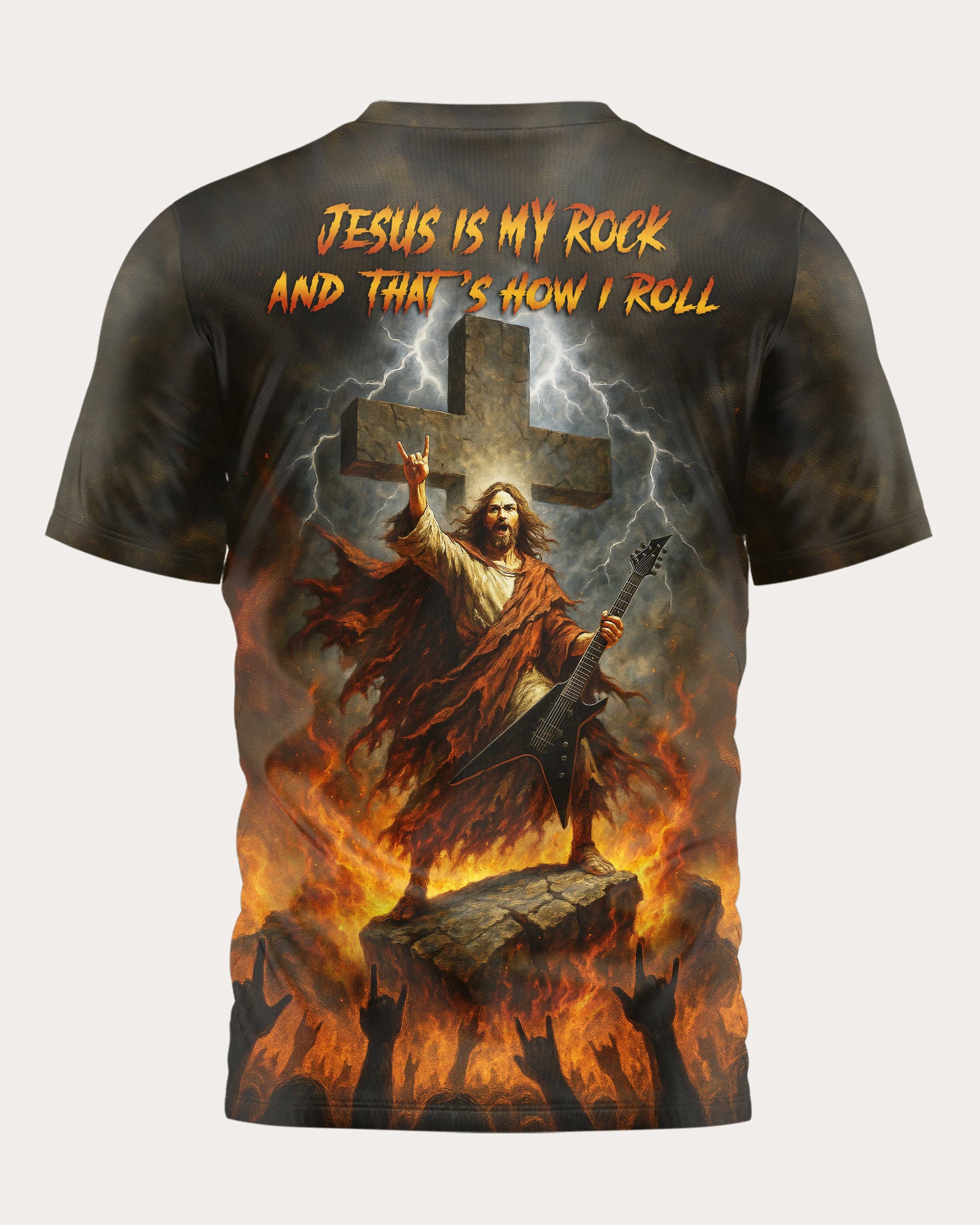 Jesus Is My Rock And That's How I Roll Shirt