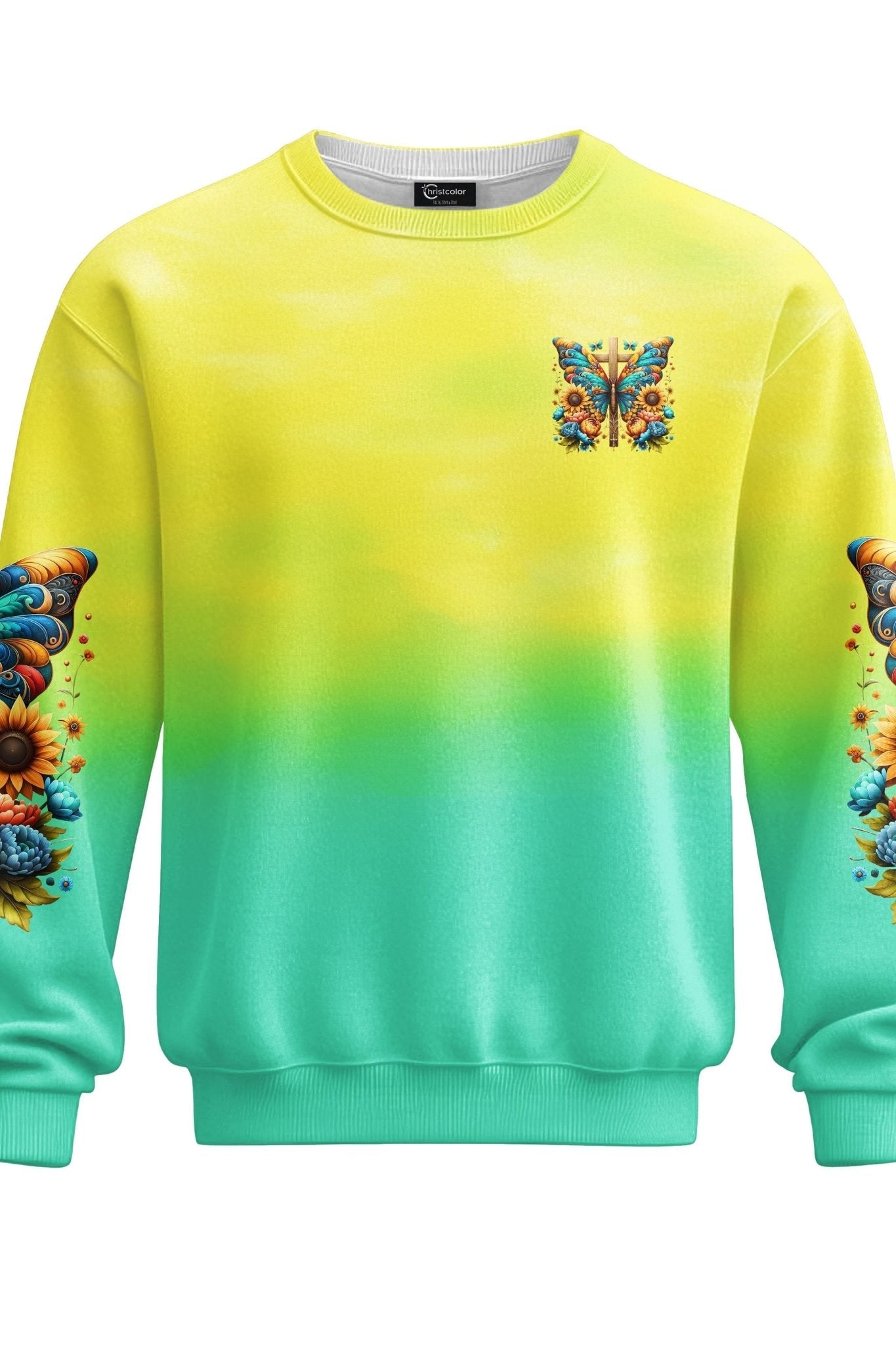 Faith Hope Love All Over Print Sweater