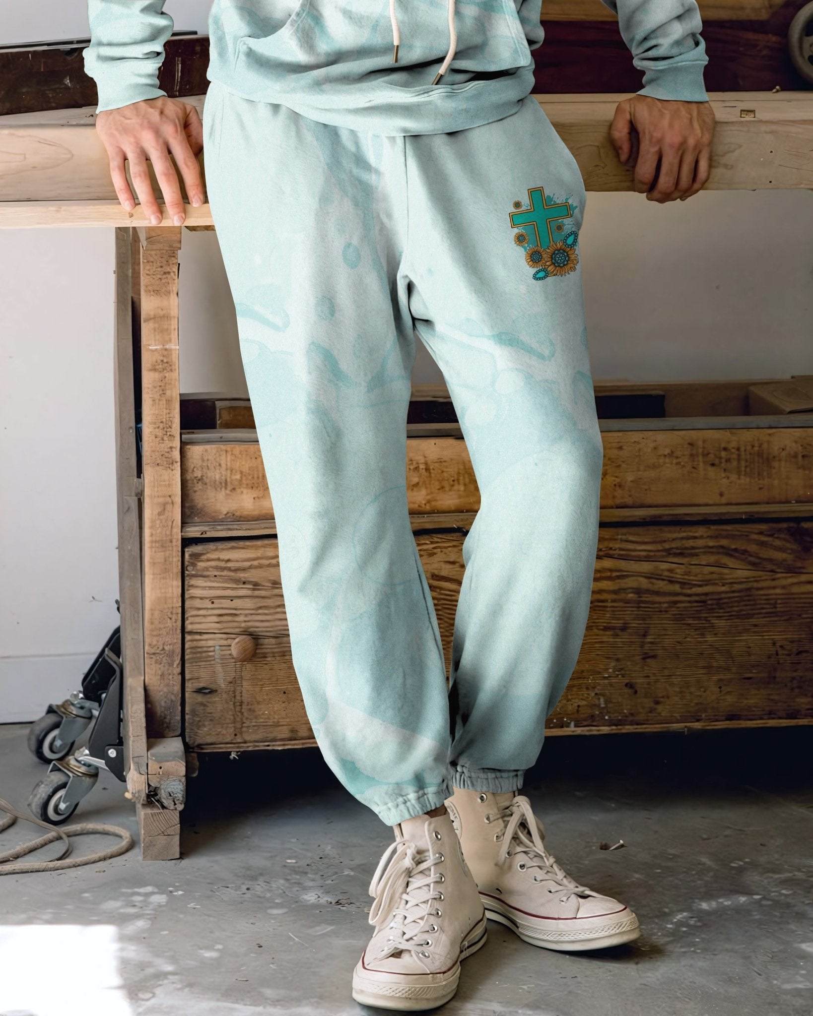 Jesus Take The Wheel All Over Print Jogger Pants