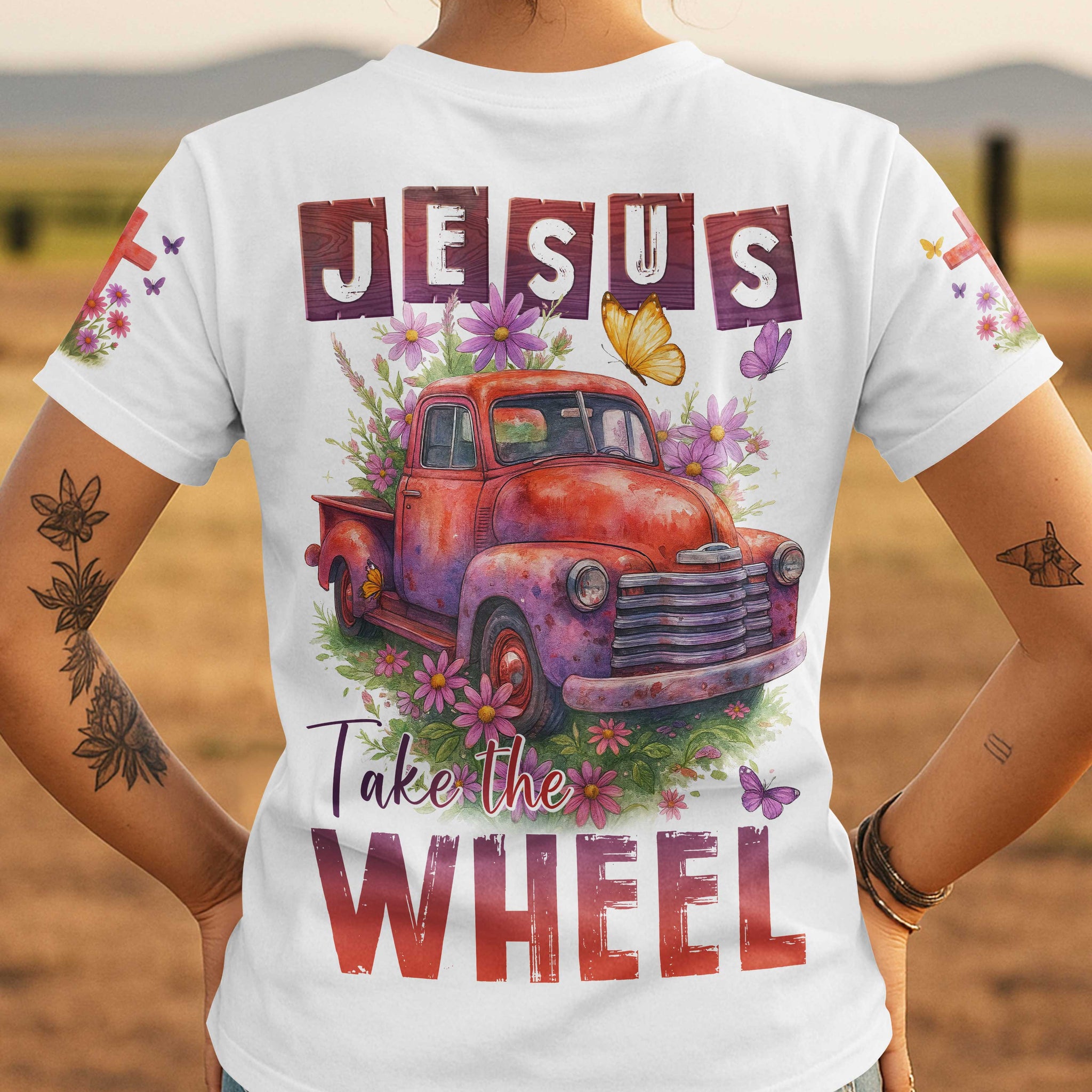 Jesus Take The Wheel T-Shirt