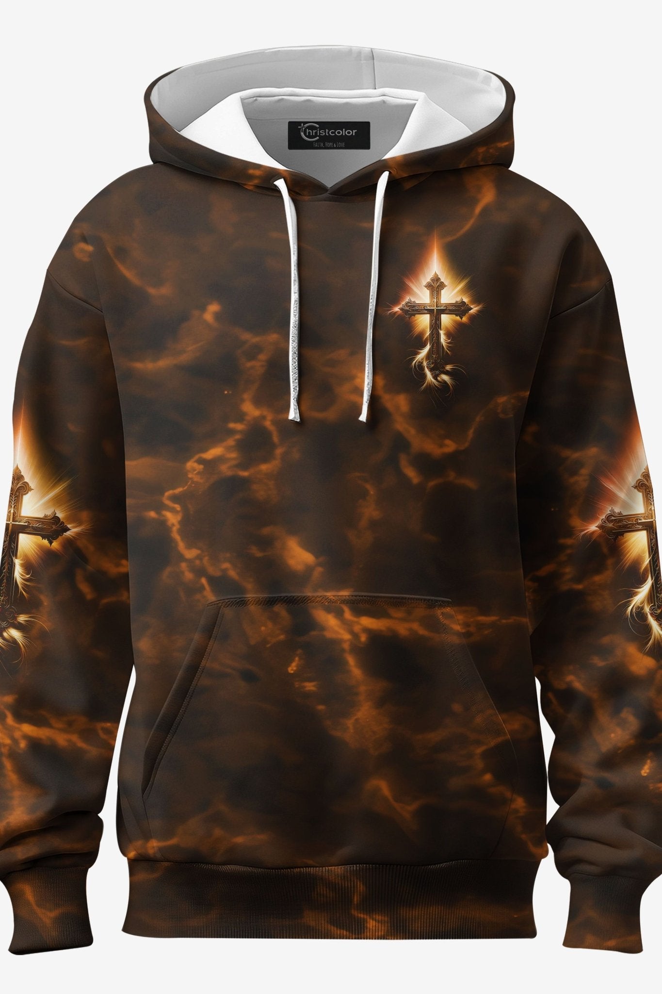 A Child Of God A Man Of Faith A Warrior Of Christ All Over Print Hoodie