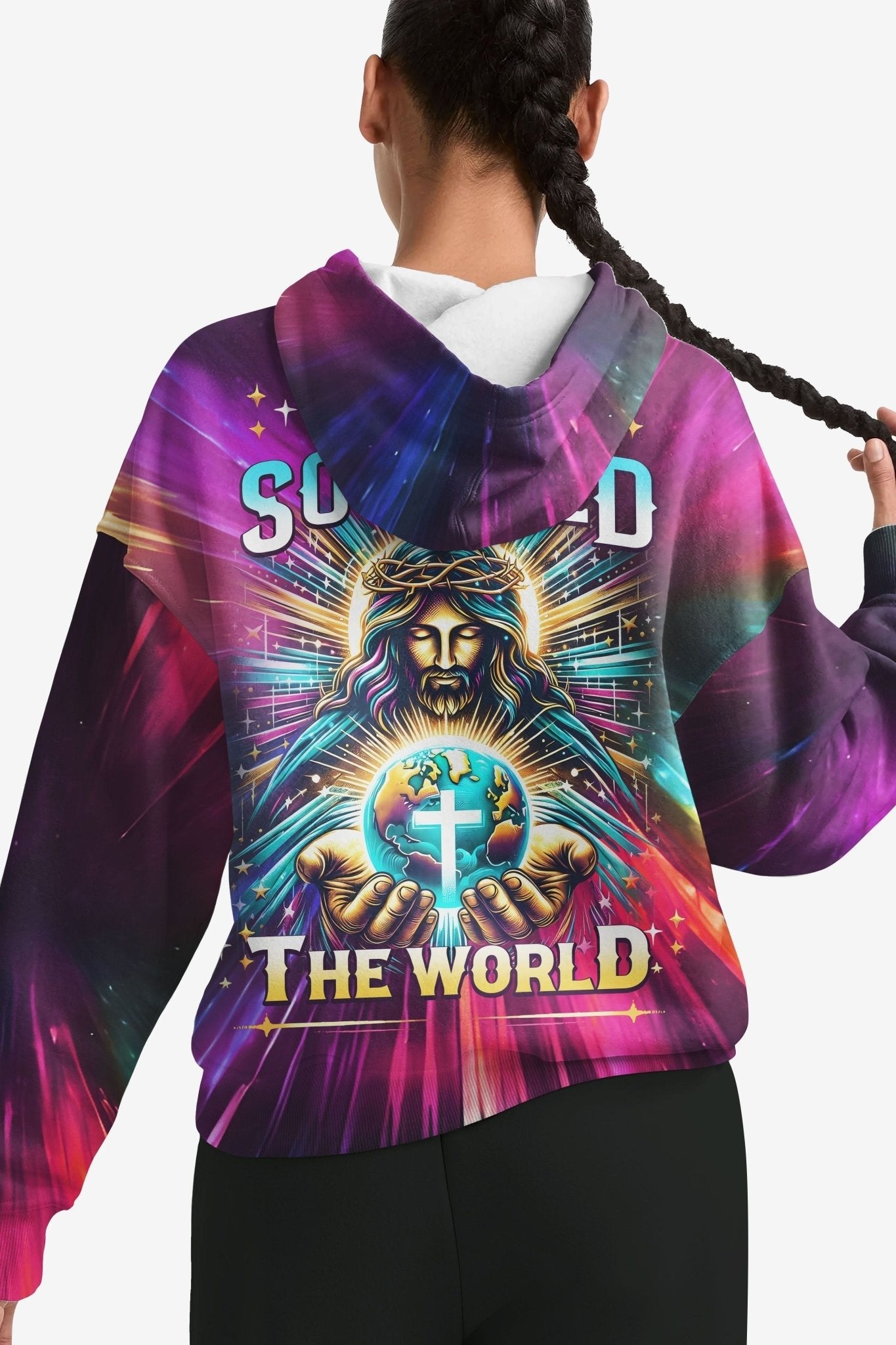 For God So Loved The World All Over Print Hoodie