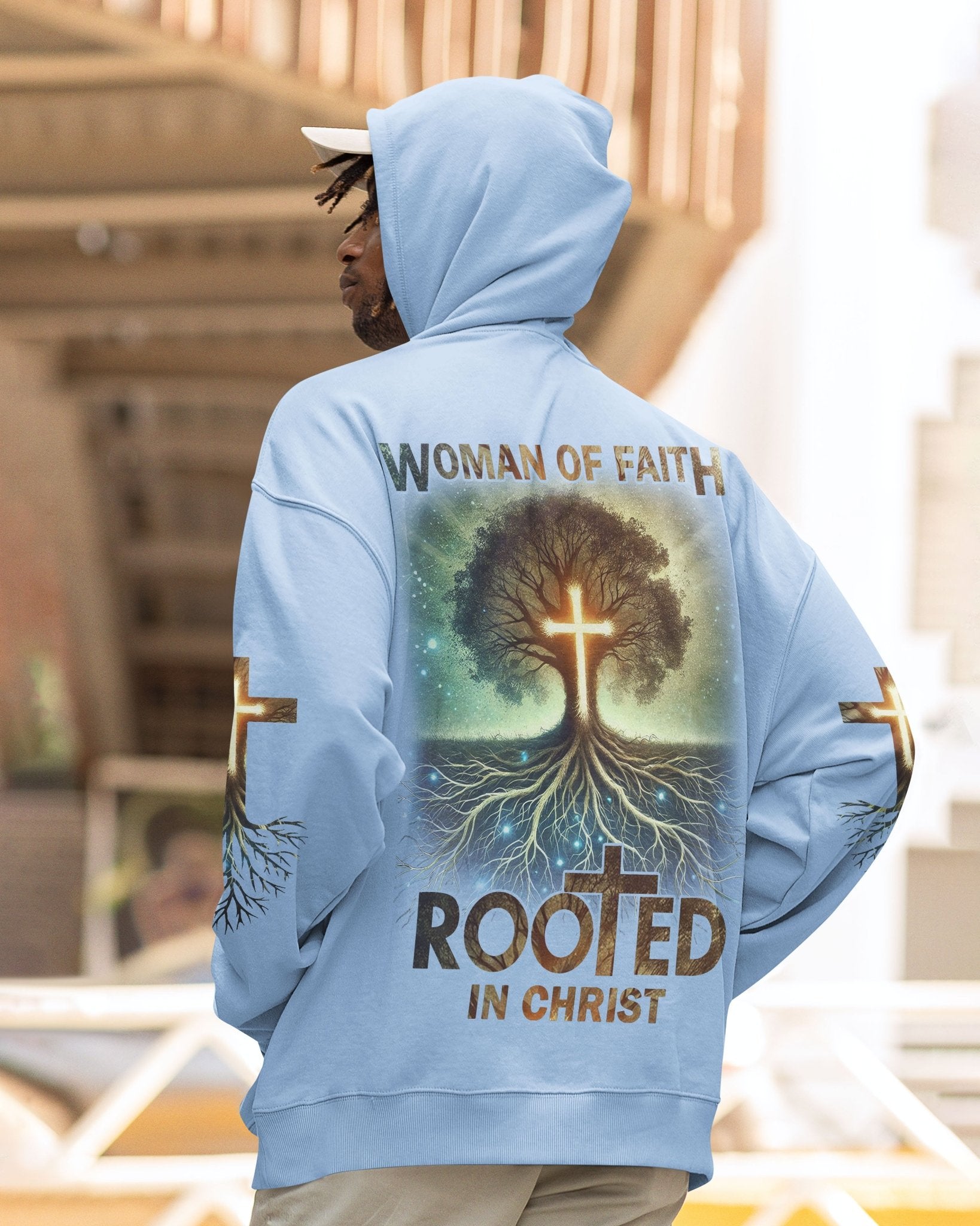 Woman Of Faith Rooted In Christ All Over Print Zip Hoodie