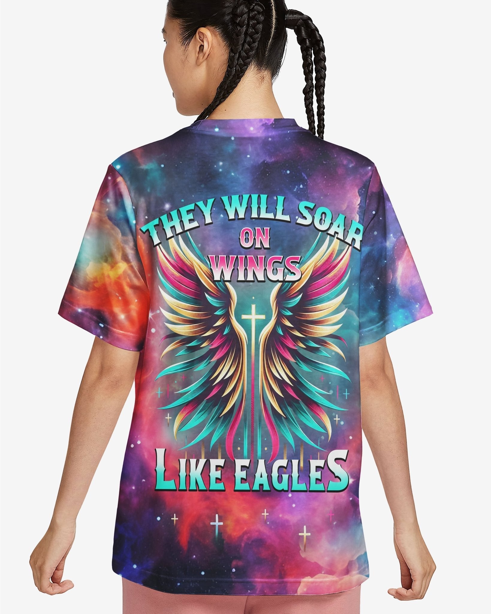 They Will Soar On Wings Like Eagles All Over Print T-shirt