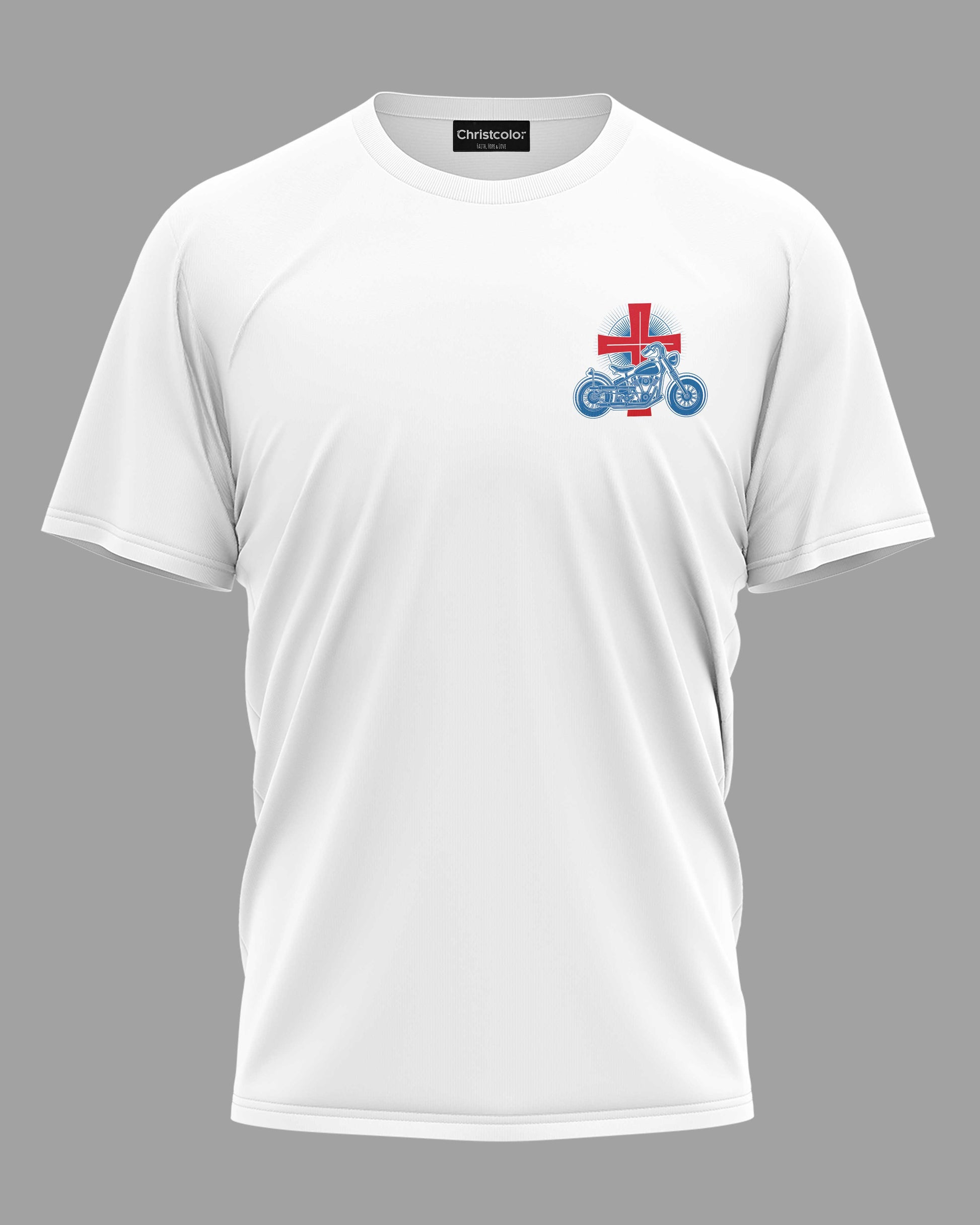 Red Ride And Blue All Over Print T-Shirt
