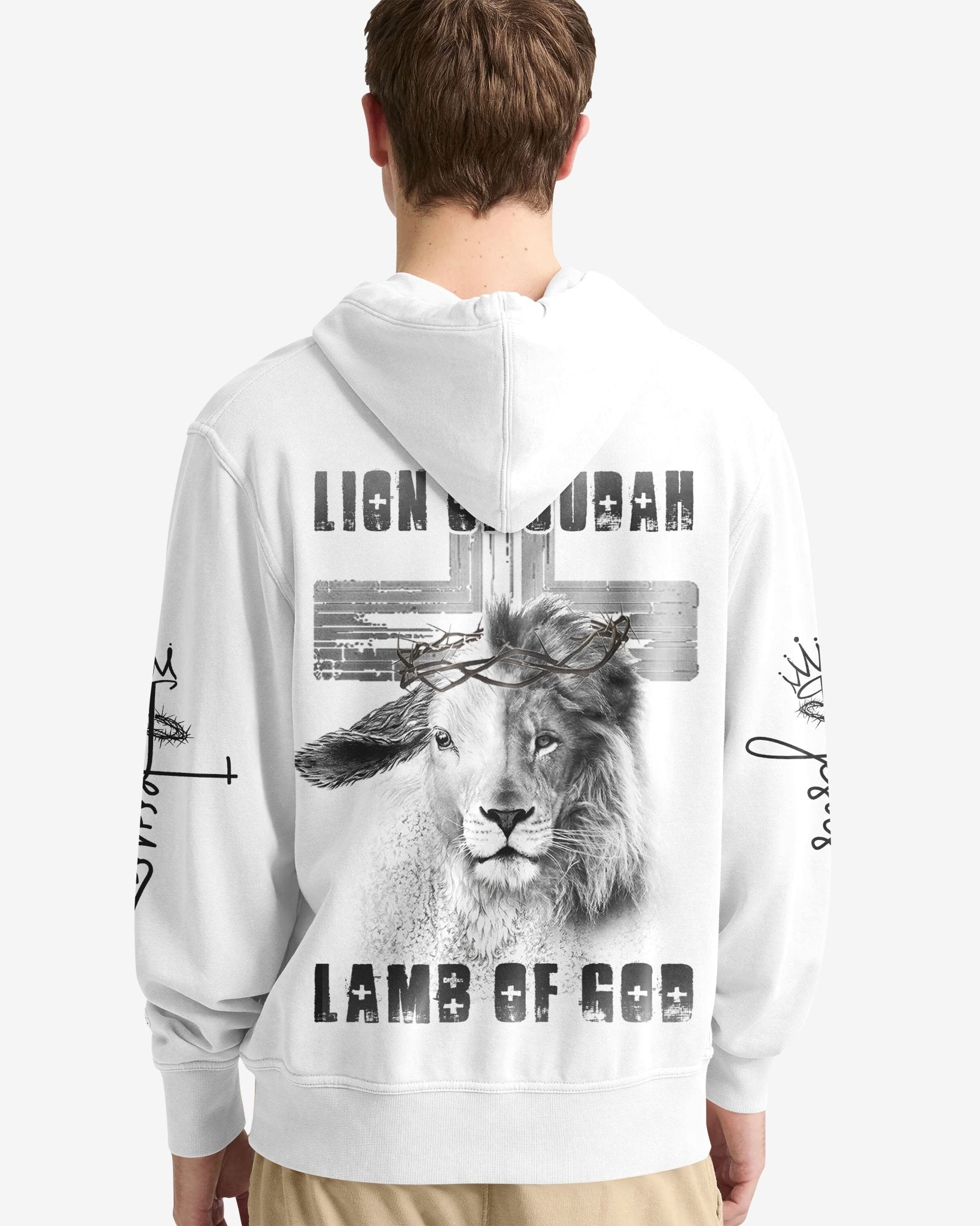 Lion Of Judah Lamb Of God All Over Print Hoodie