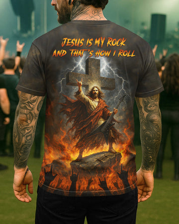 Jesus Is My Rock And That's How I Roll Shirt