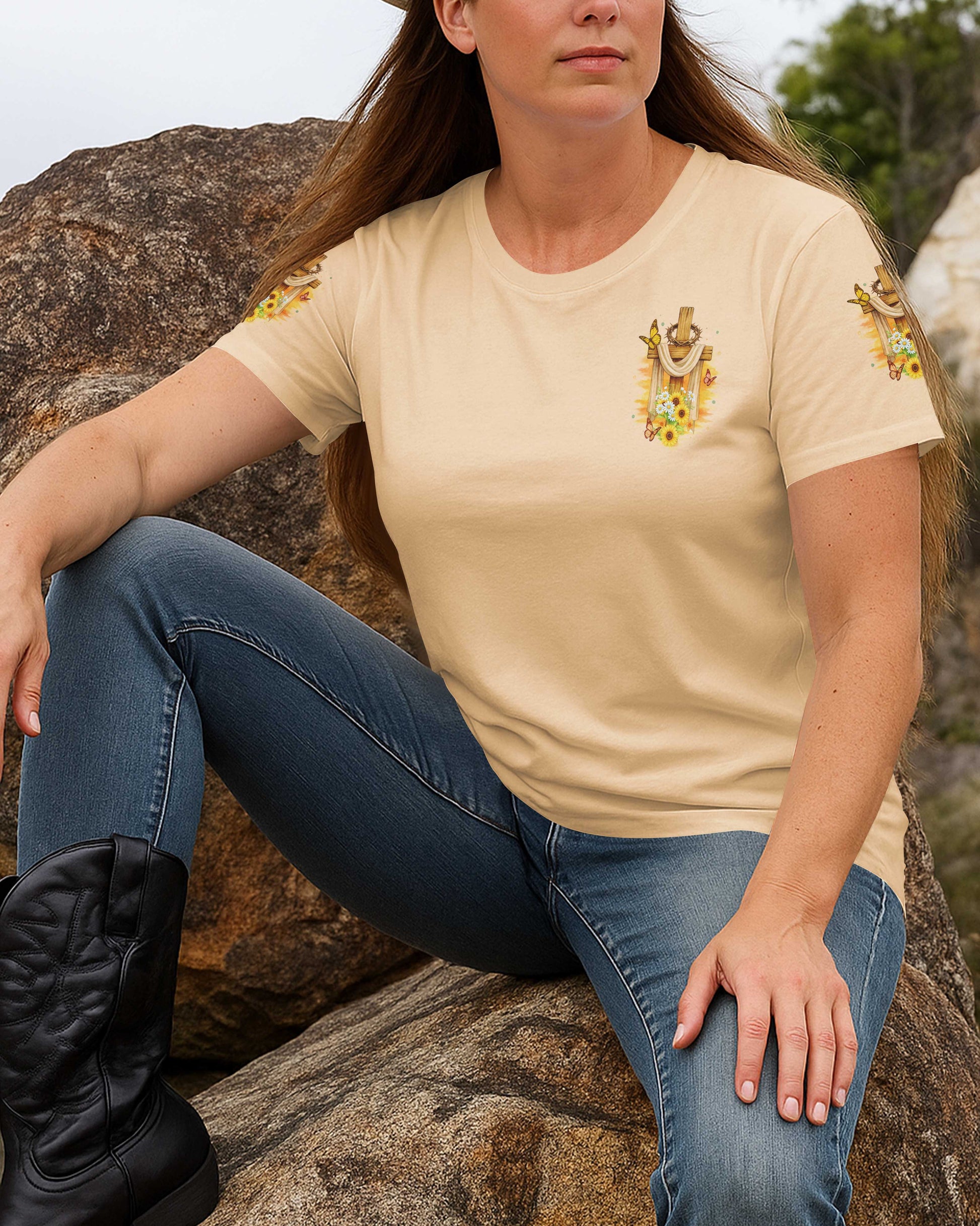 Cowboy By Grit Christian By Grace T-Shirt