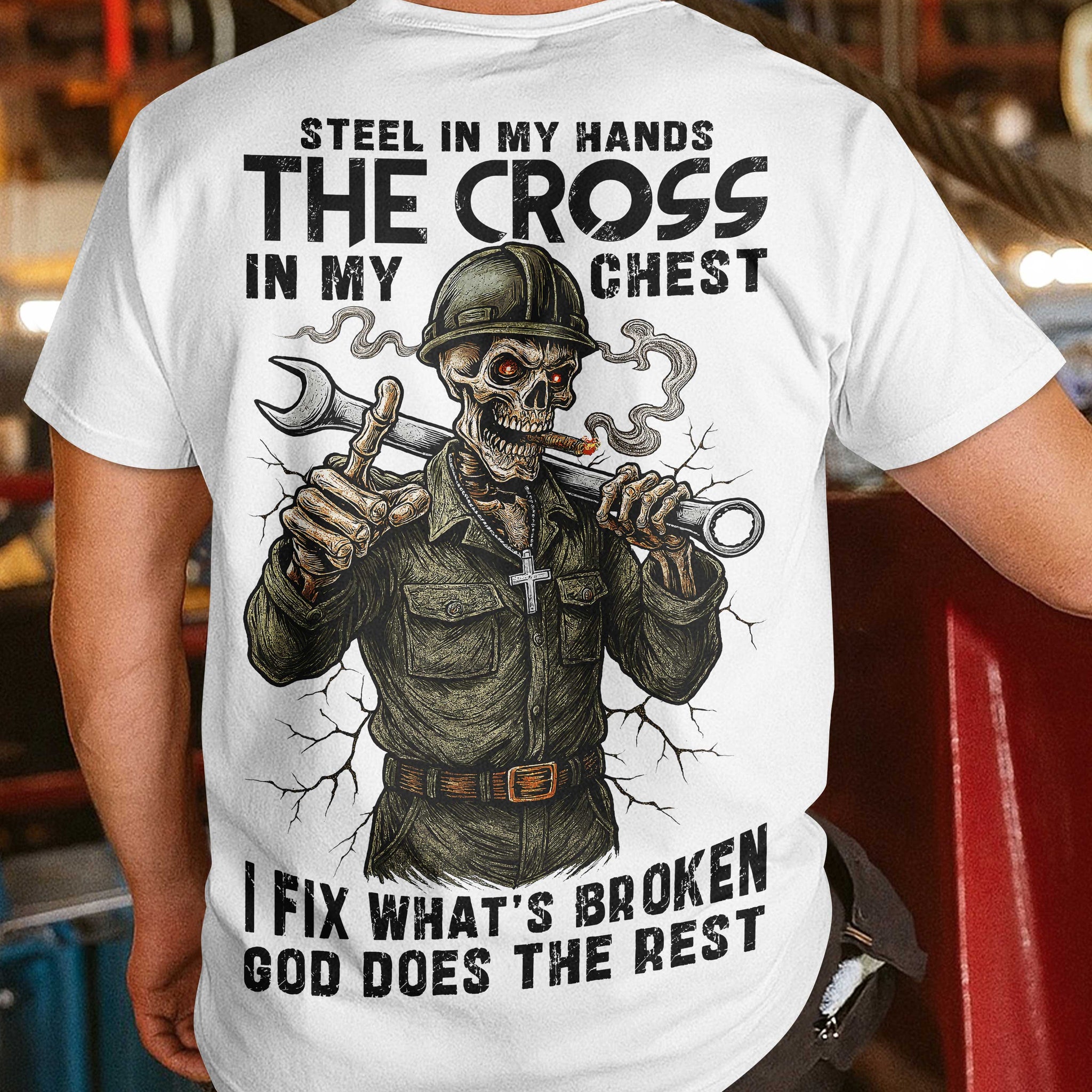 Steel In My Hands All Over Print T-Shirt