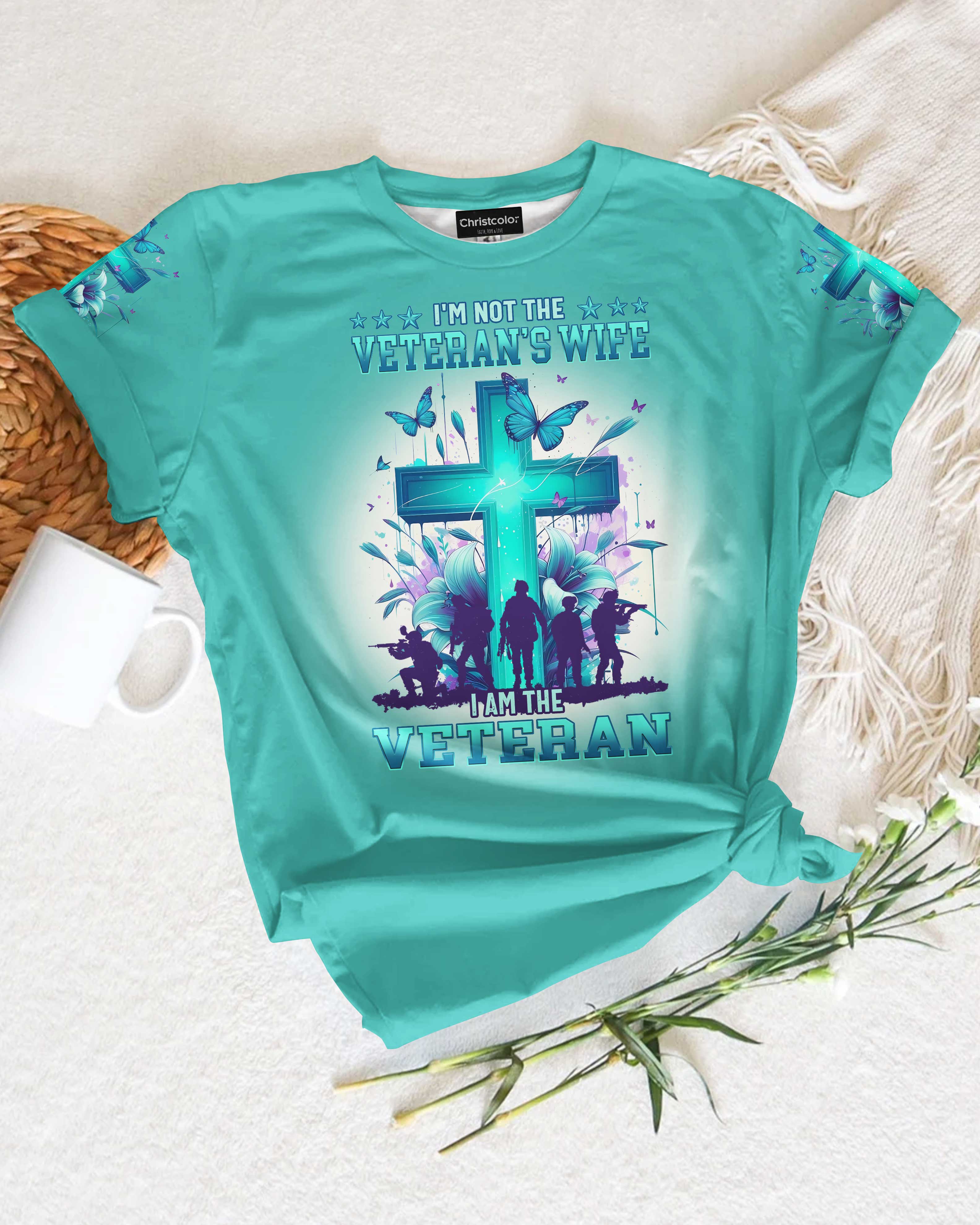 I'm Not The Veteran's Wife All Over Print T-Shirt