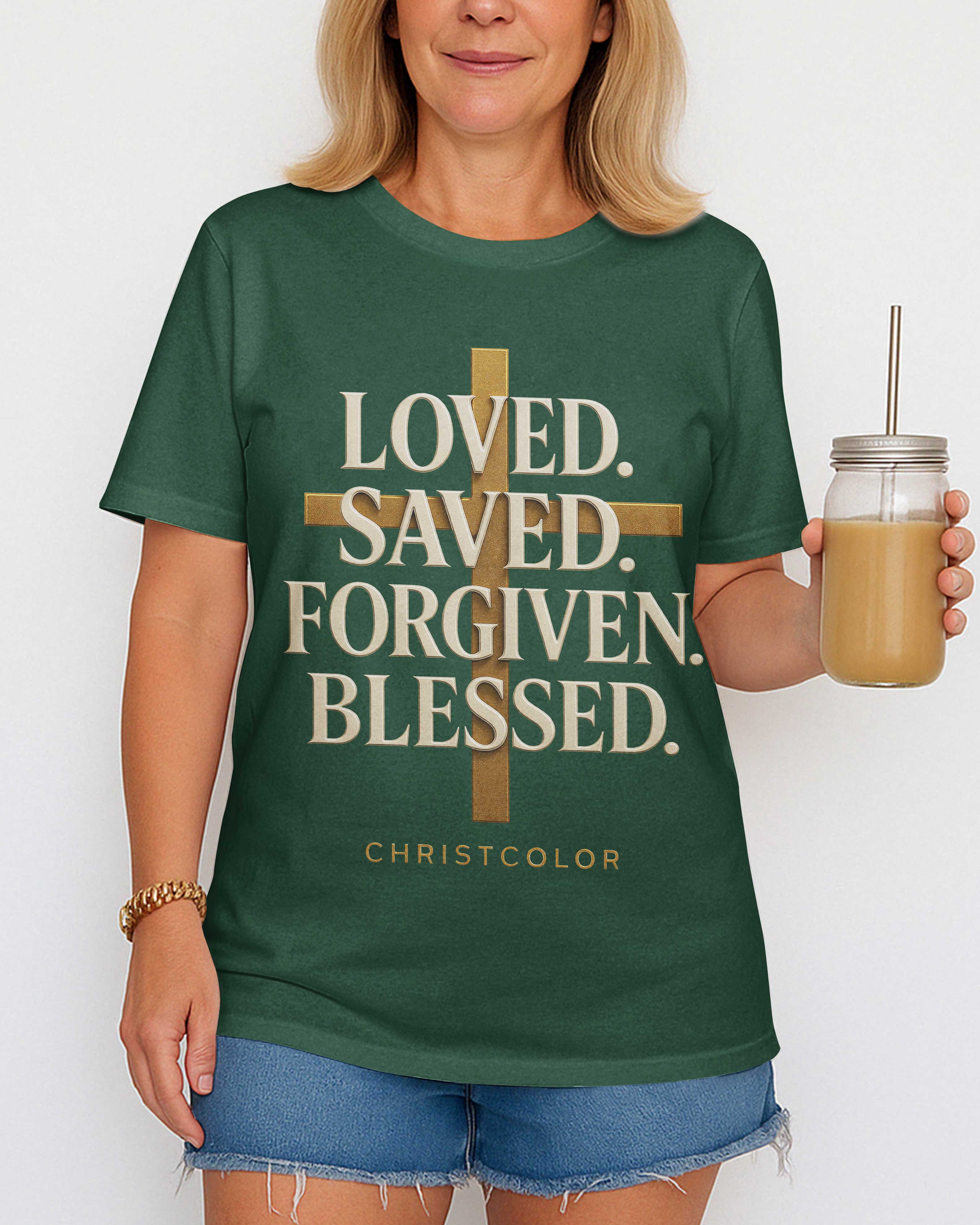 Loved. Saved. Forgiven. Blessed. T-Shirt