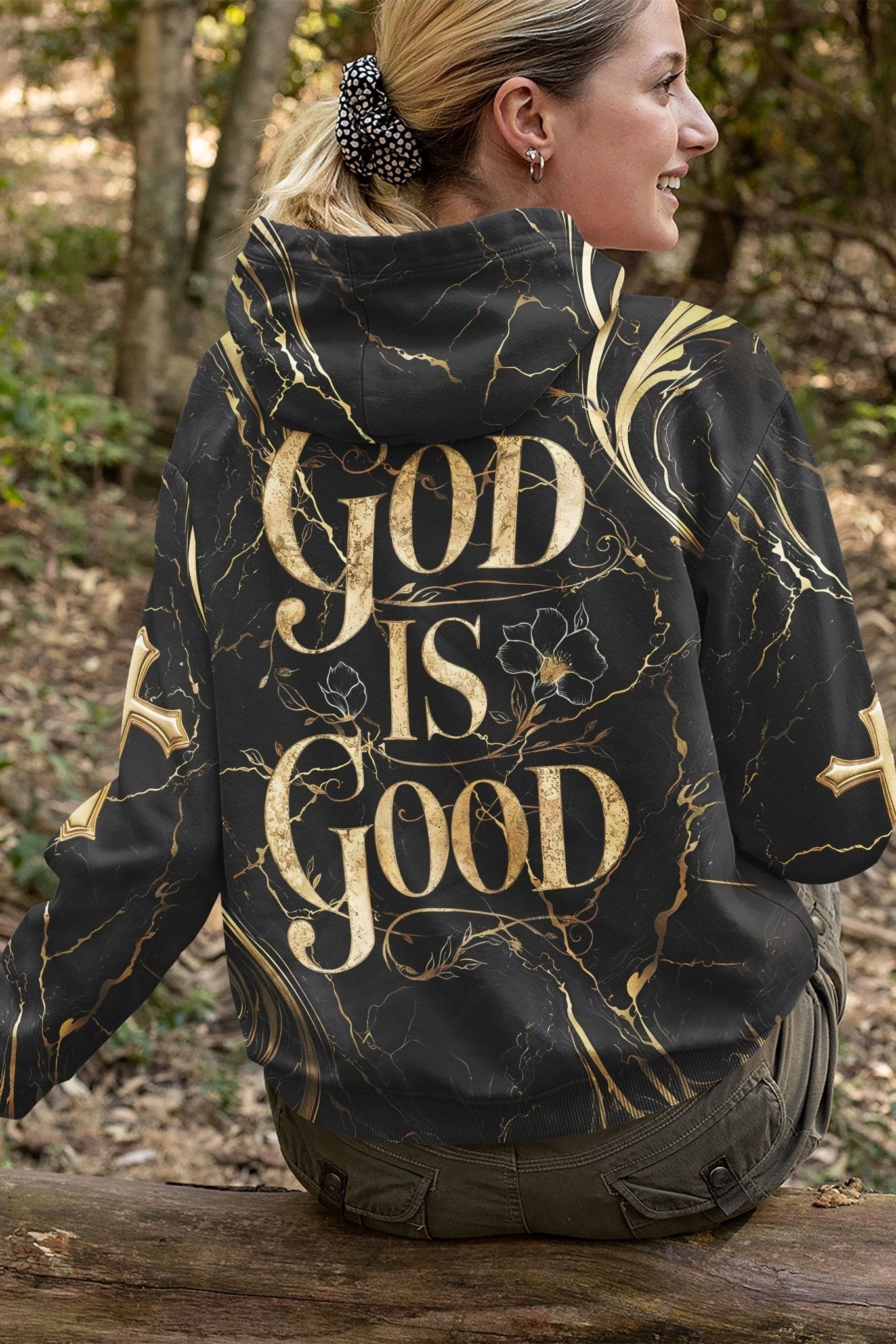 God Is Good All Over Print Hoodie
