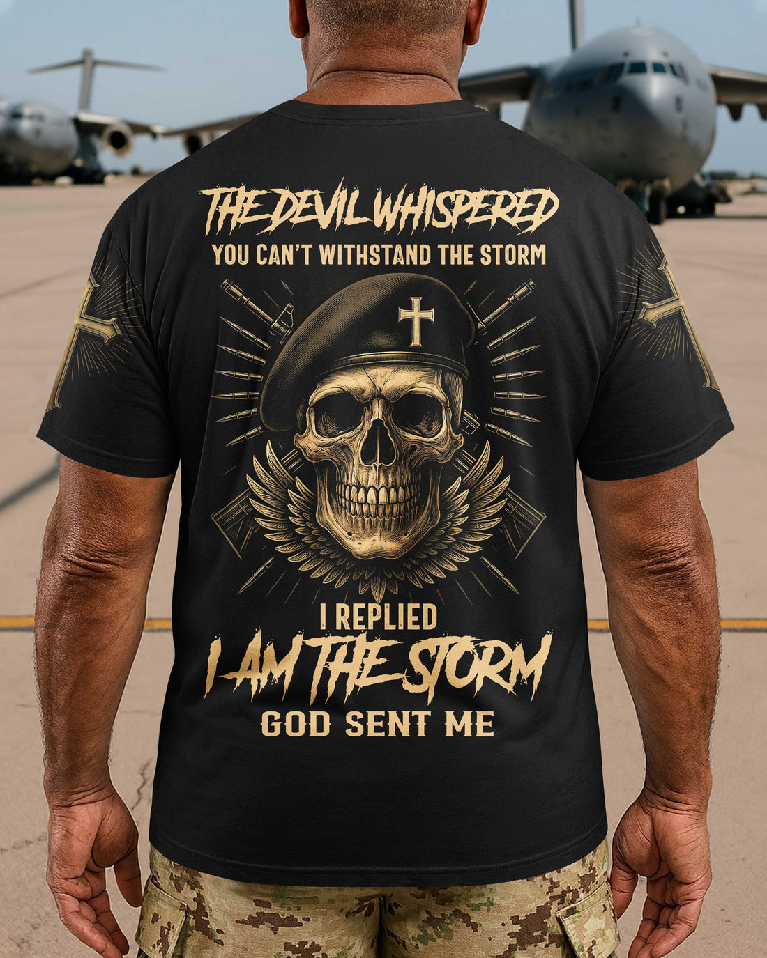 The Devil Whispered You Can’t Withstand The Storm T-Shirt