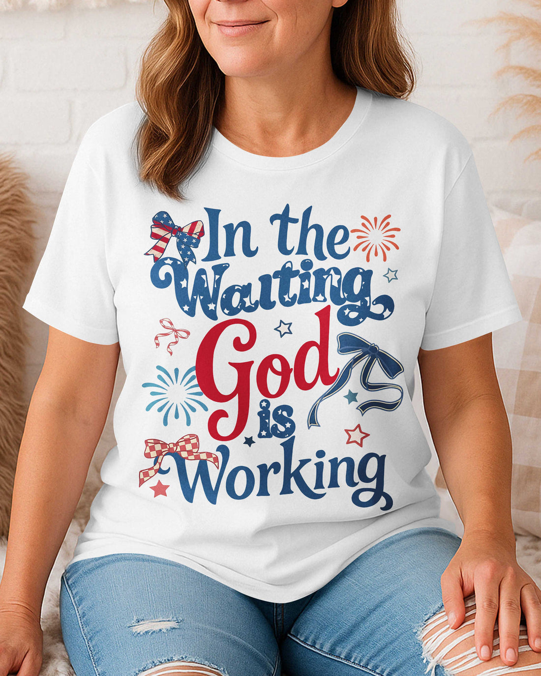 In The Waiting God Is Working T-Shirt