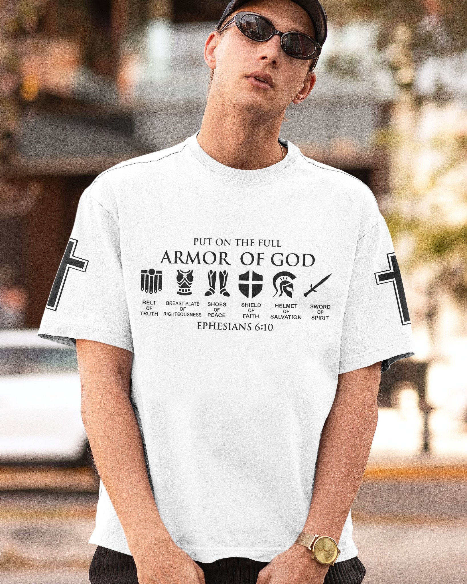 My Soul Is Protected By The Armor Of God All Over Print T-shirt