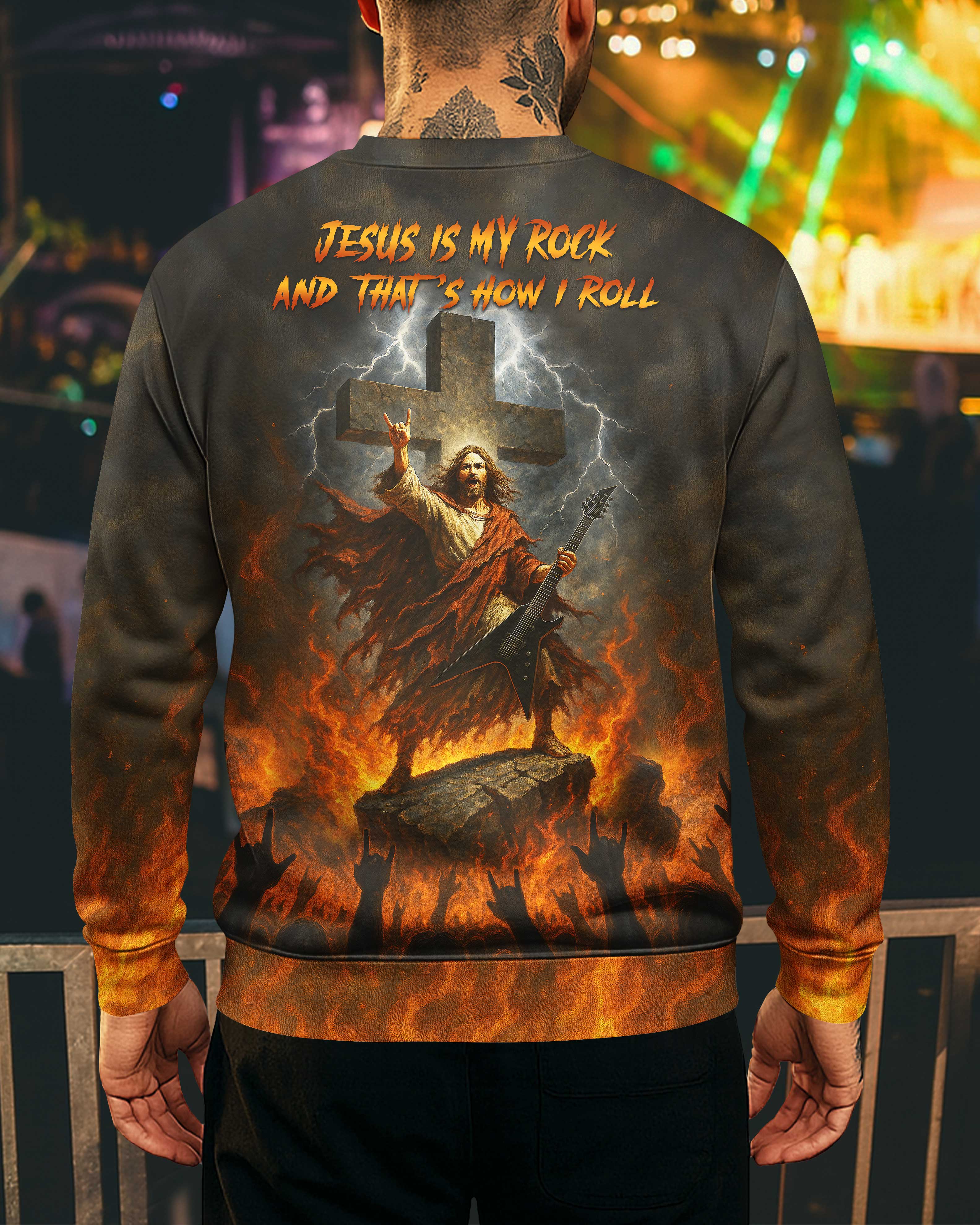 Jesus Is My Rock And That's How I Roll Shirt