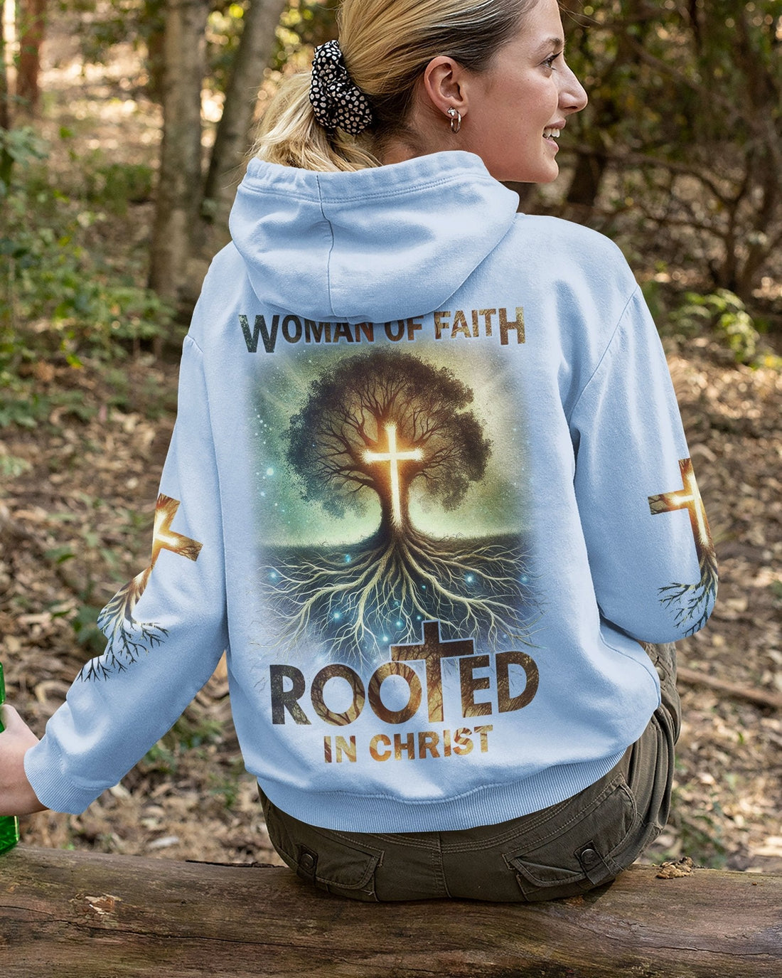 Woman Of Faith Rooted In Christ All Over Print Zip Hoodie
