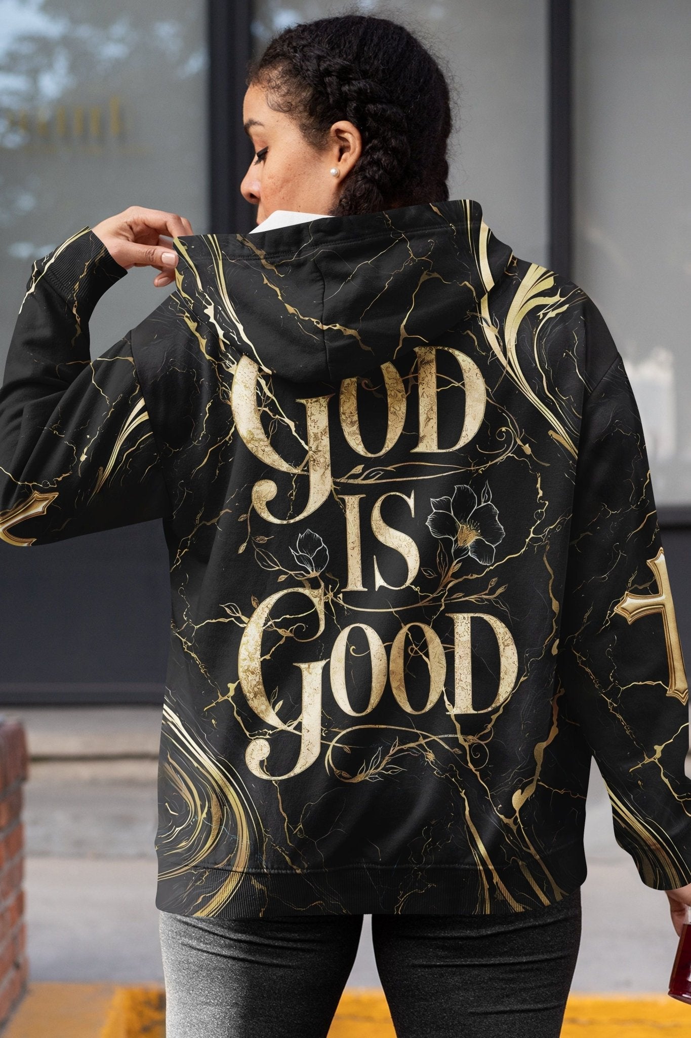 God Is Good All Over Print Hoodie