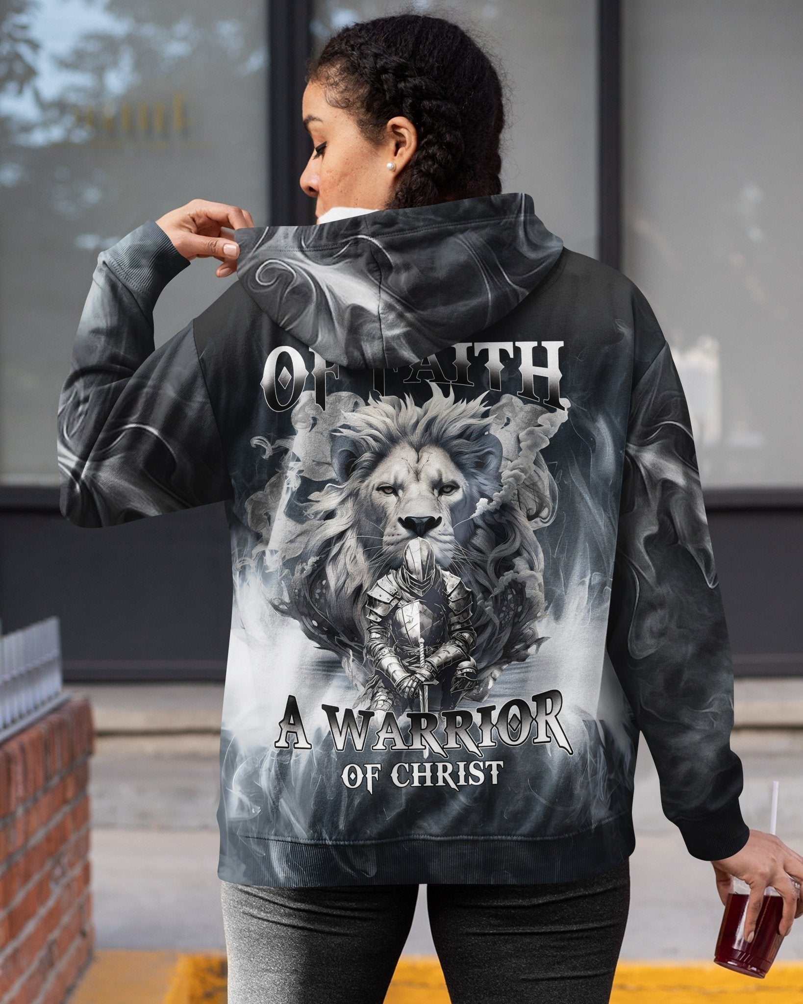 A Child Of God A Man Of Faith All Over Print Hoodie